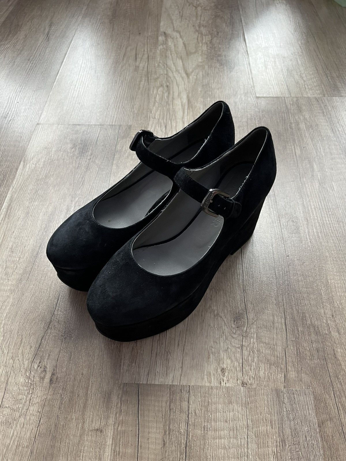 Jel Sander Helled Shoes Black Suede Size 37