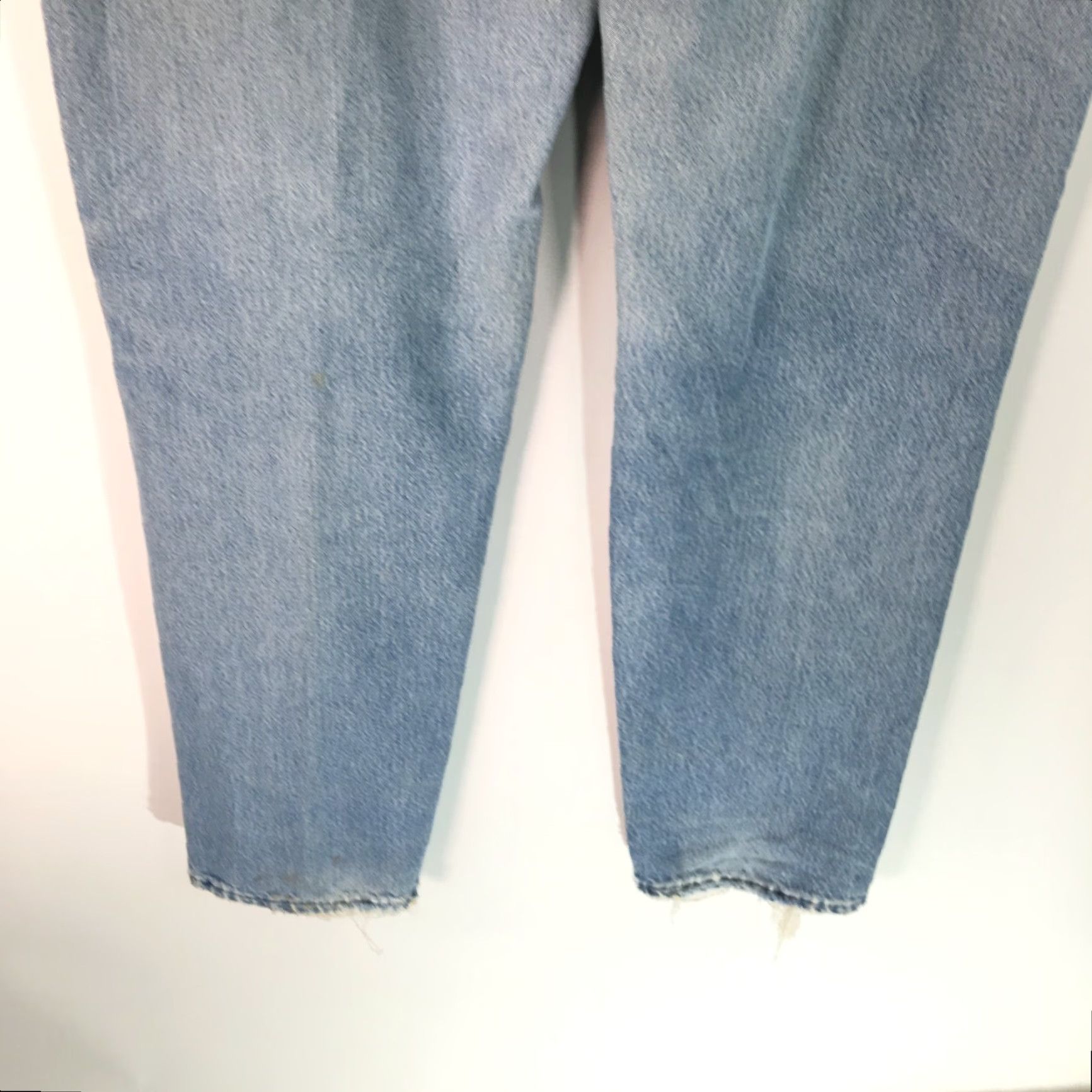 Lee Lee Jeans Distressed Blue Denim Straight Leg 32x34 Regular Mens 100% Cotton Jeans Size US 32 / EU 48 - 5 Thumbnail