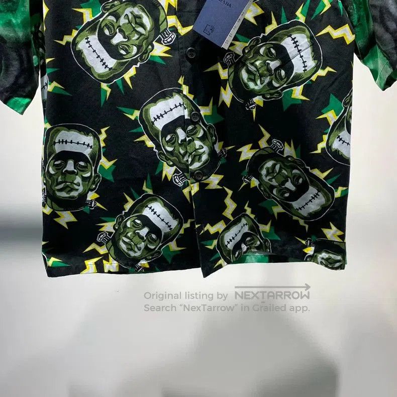 Prada Frankenstein Print Shirt.