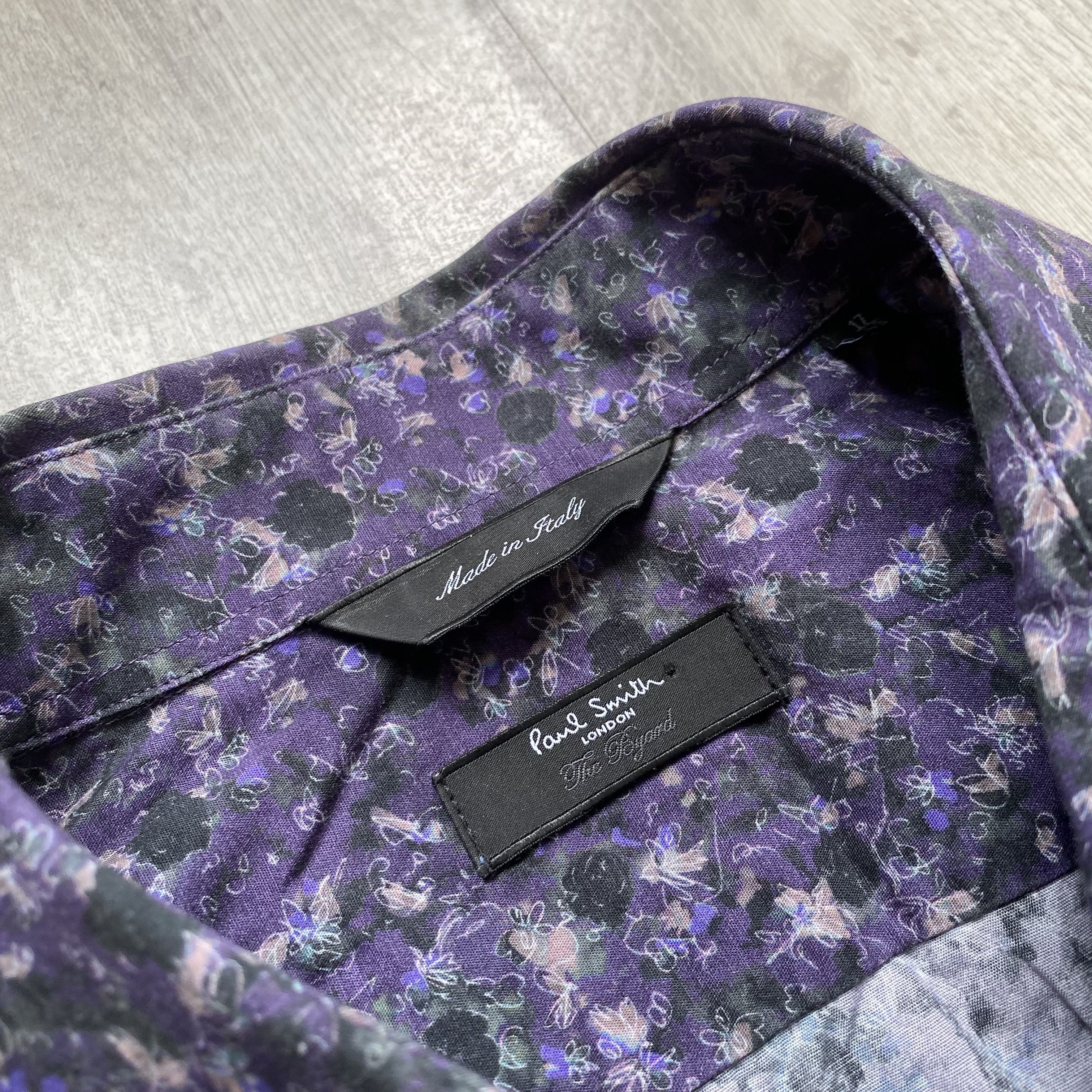 Paul Smith 🌺 Paul Smith Designer Shirt Floral Monogram Size US L / EU 52-54 / 3 - 5 Thumbnail