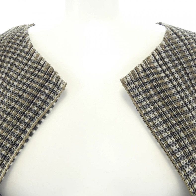 Issey Miyake Issey Miyake Retro double-pleated cardigan Size XL / US 12-14 / IT 48-50 - 3 Thumbnail