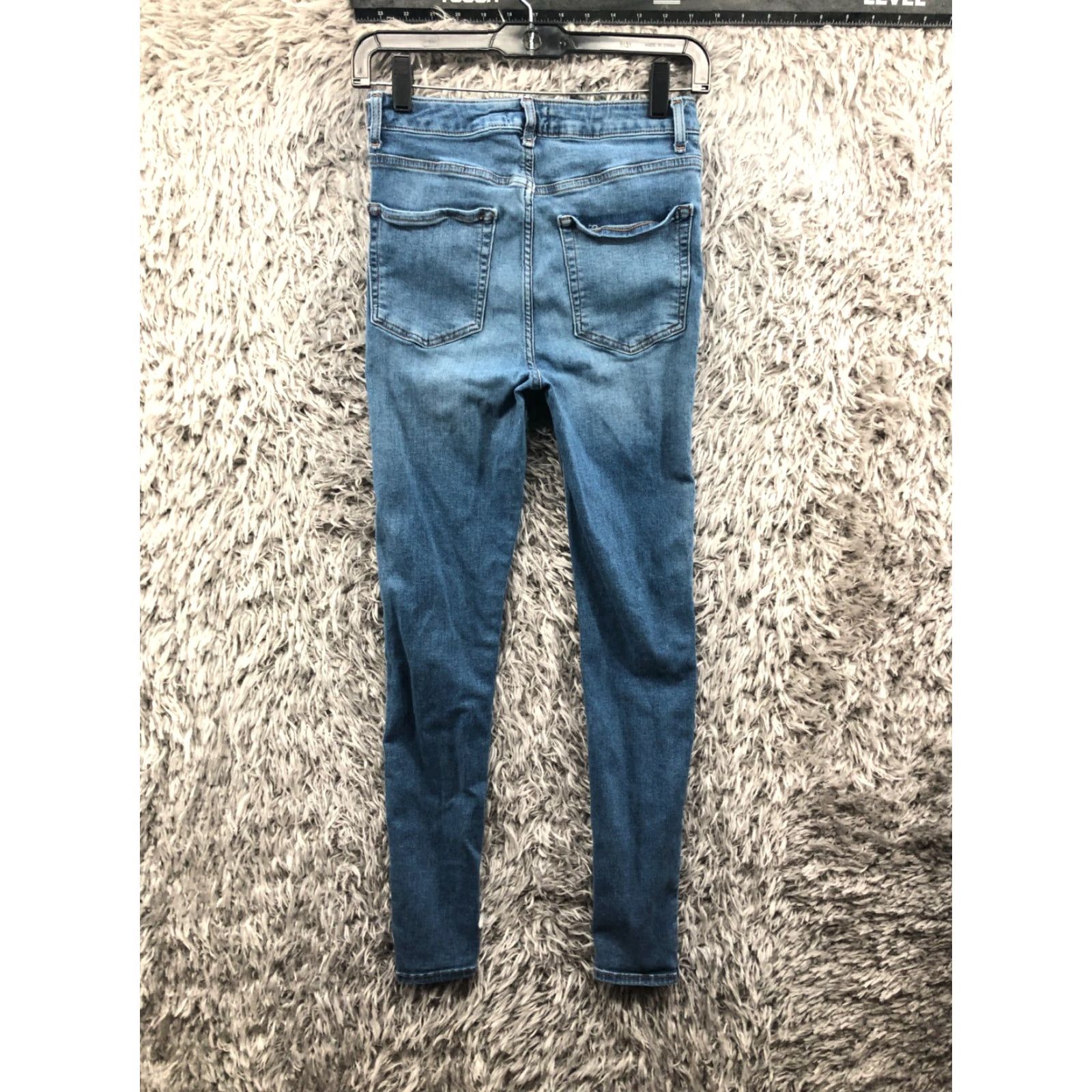 Forever 21 FOREVER 21 Jeans Skinny High Rise 26 Womens Blue Medium Wash Denim 5-Pocket Regular Size Type Regular Size 26" / US 2 / IT 38 - 5 Thumbnail