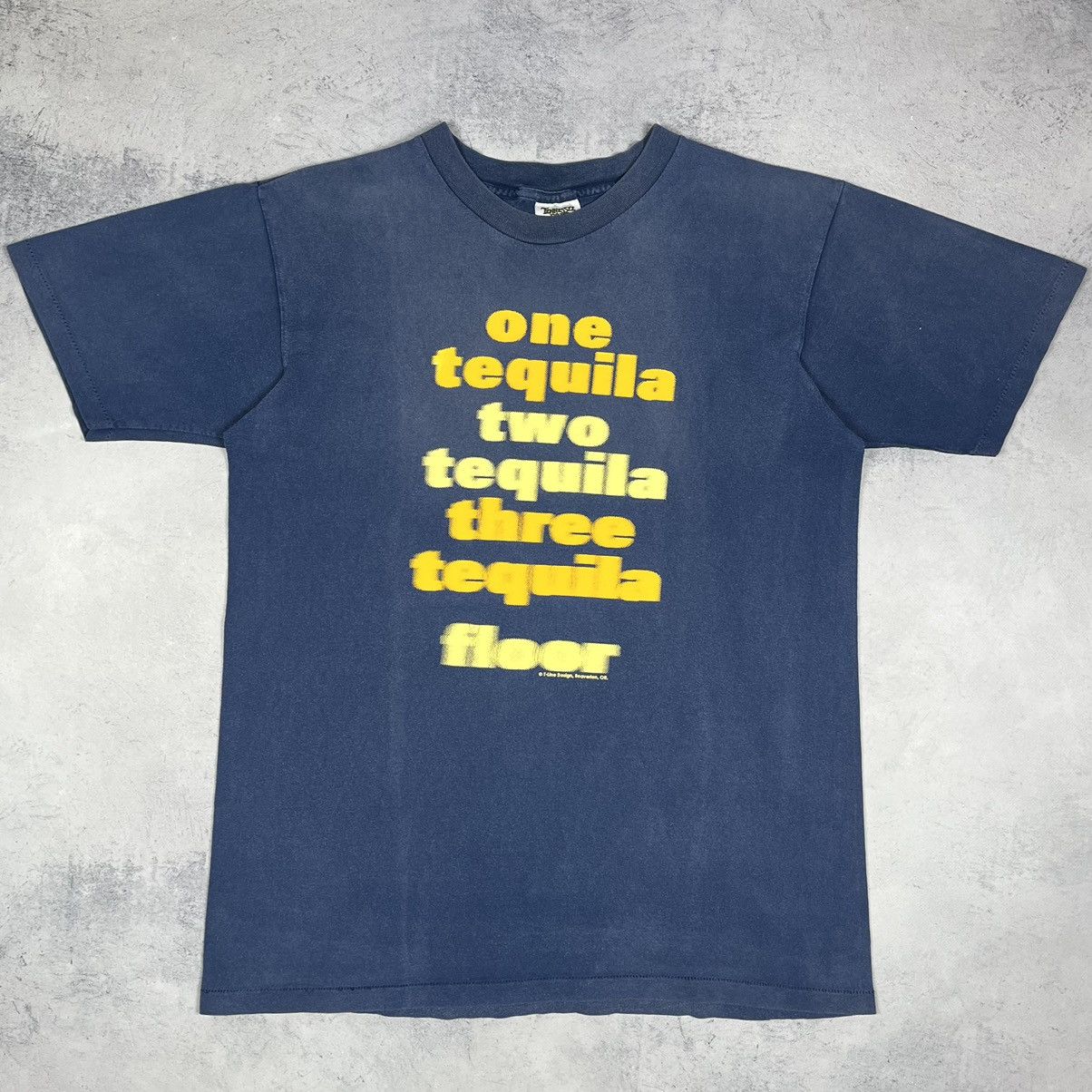 Vintage Vintage One Two Tree Tequila single stitch humor tee 90’s Size US L / EU 52-54 / 3 - 2 Thumbnail