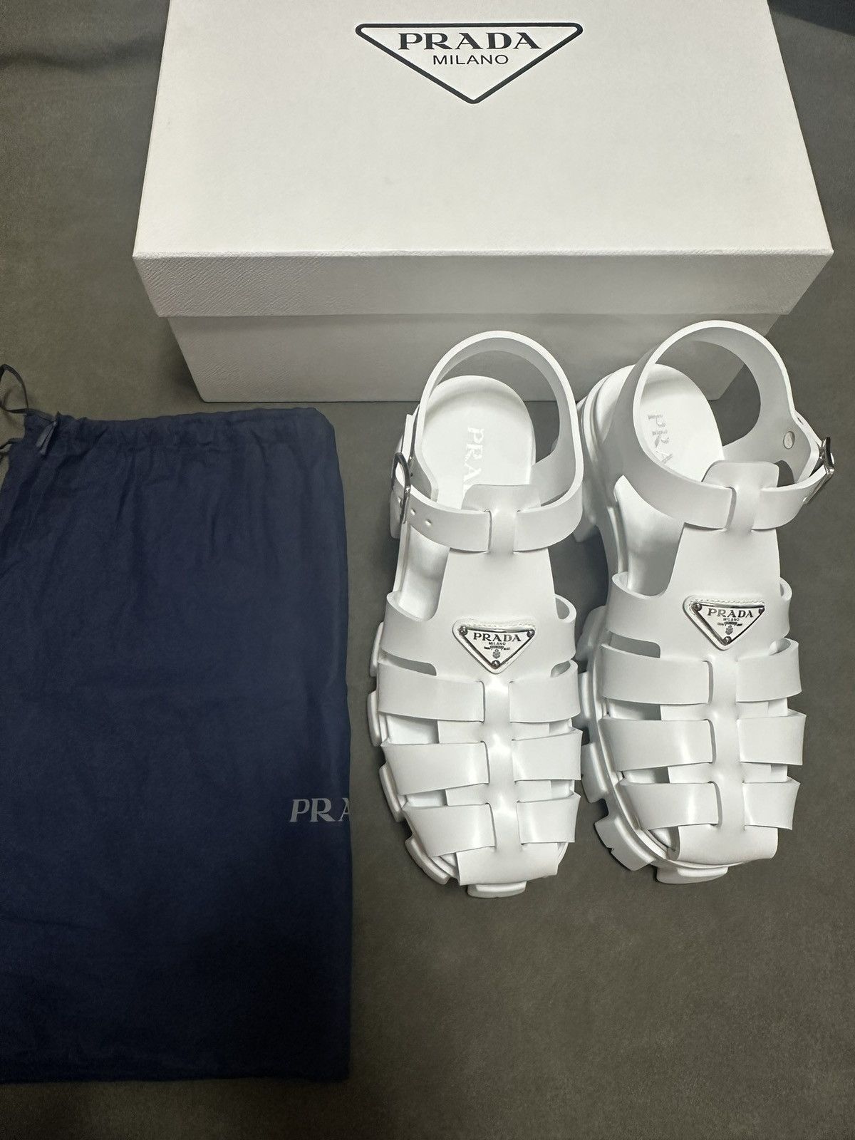 Prada Prada sandal Size US 9 / EU 42 - 1 Thumbnail