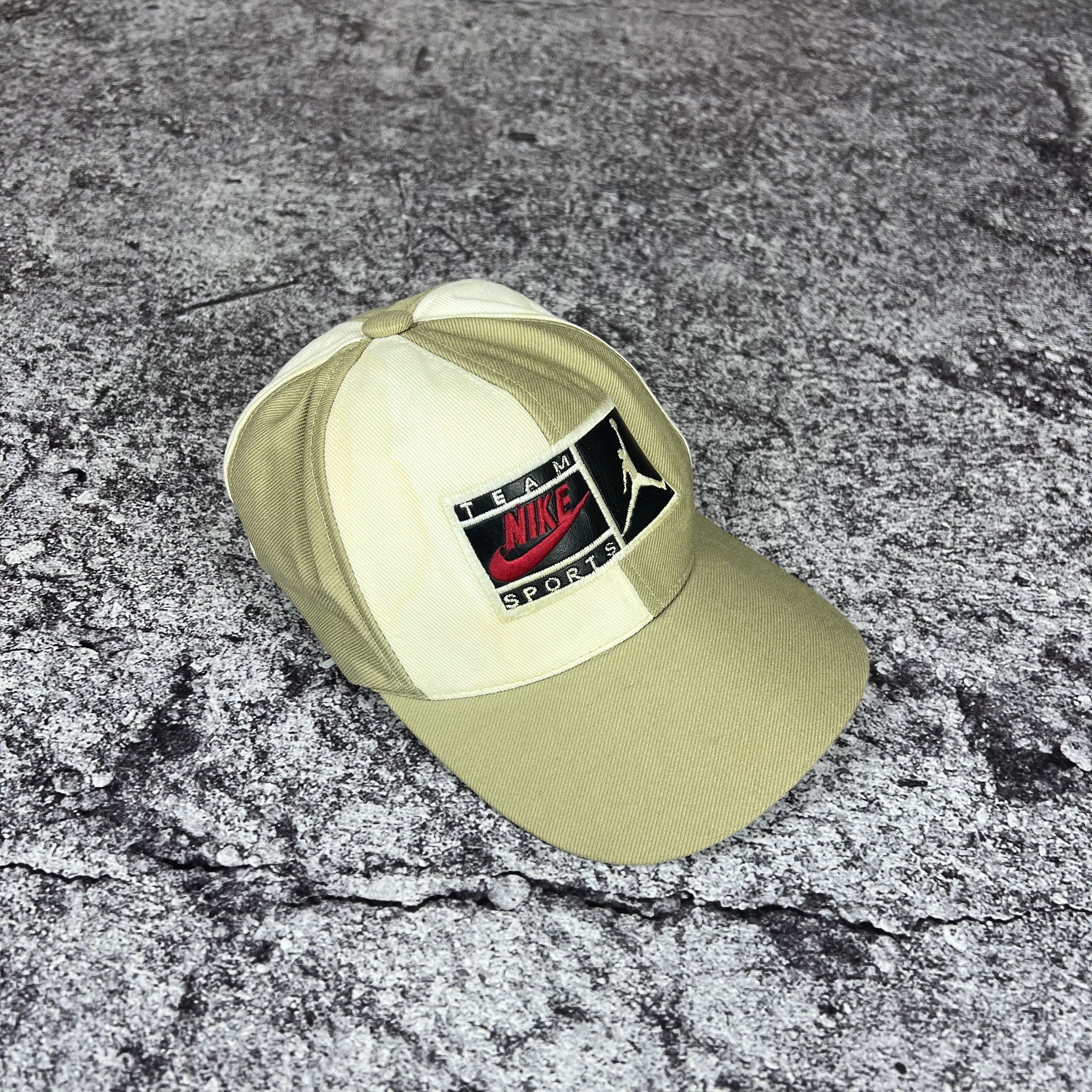 Nike Vintage Team Nike Sports Jordan Cap Made in USA One Size Size ONE SIZE - 3 Thumbnail