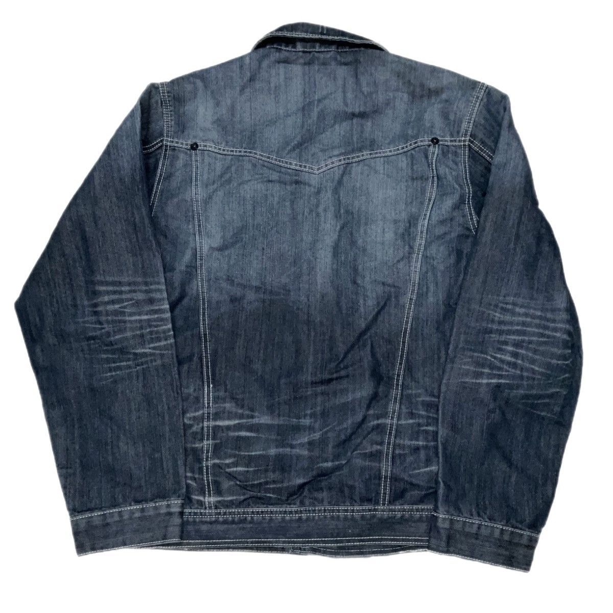 Vintage Five Elementz Y2K Denim Jacket Size US XL / EU 56 / 4 - 2 Thumbnail