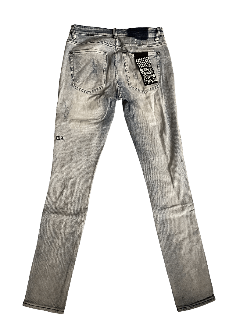 Ksubi Ksubi Blue Van Winkle Trashed Jeans Size US 29 - 2 Thumbnail