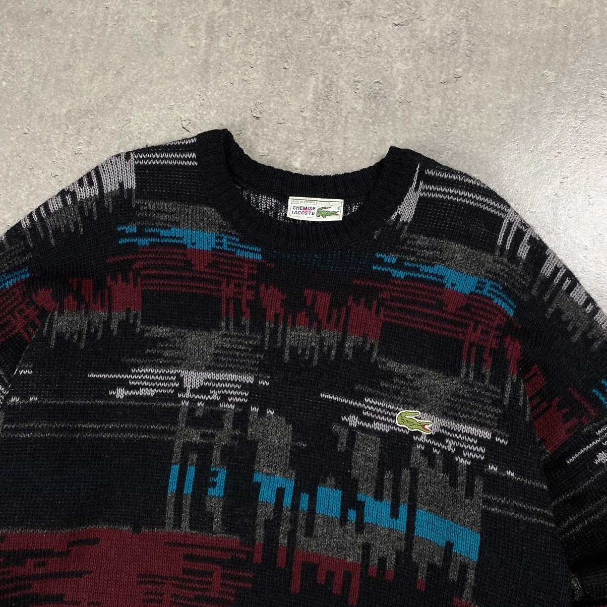 Lacoste × Vintage Chemise Lacoste Wool Sweater Made in France Size US L / EU 52-54 / 3 - 2 Thumbnail