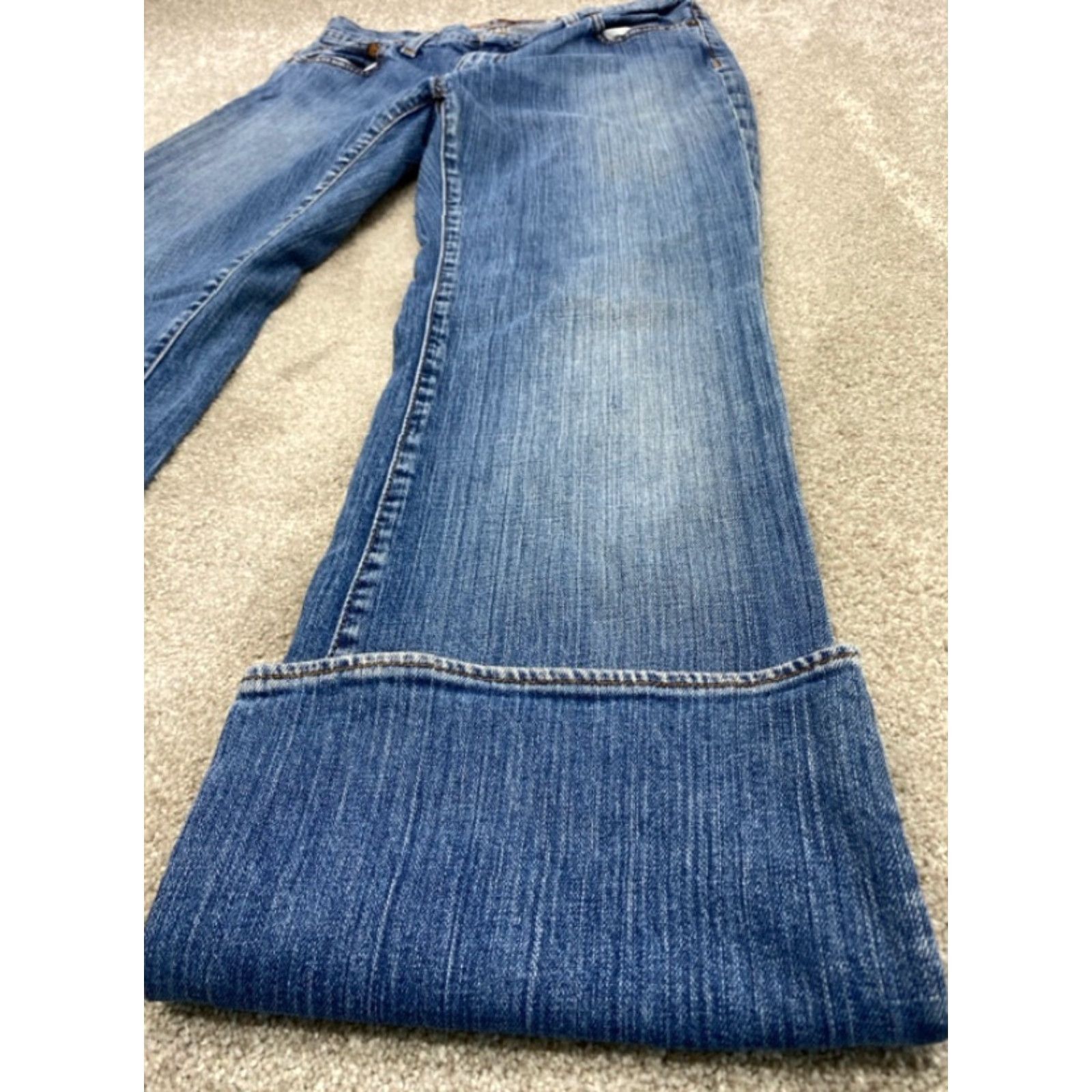 Polo Ralph Lauren Polo Ralph Lauren Jeans Women's 10 Bootcut Denim 5818 Stretch 5-Pocket blue Regular Rise 9" Inseam 31" Moderate Wash Size 32" / US 10 / IT 46 - 3 Thumbnail