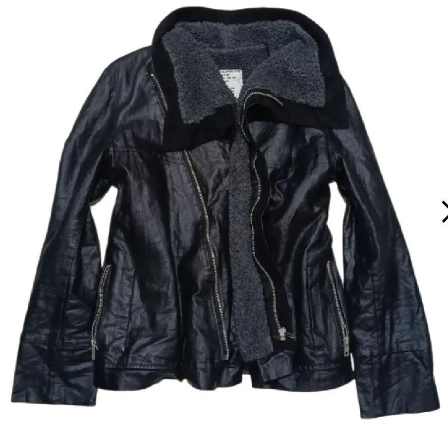 Ekam Shearling Leather Asymmetrical Jacket Rick Owens Type Size M / US 6-8 / IT 42-44 - 8 Thumbnail
