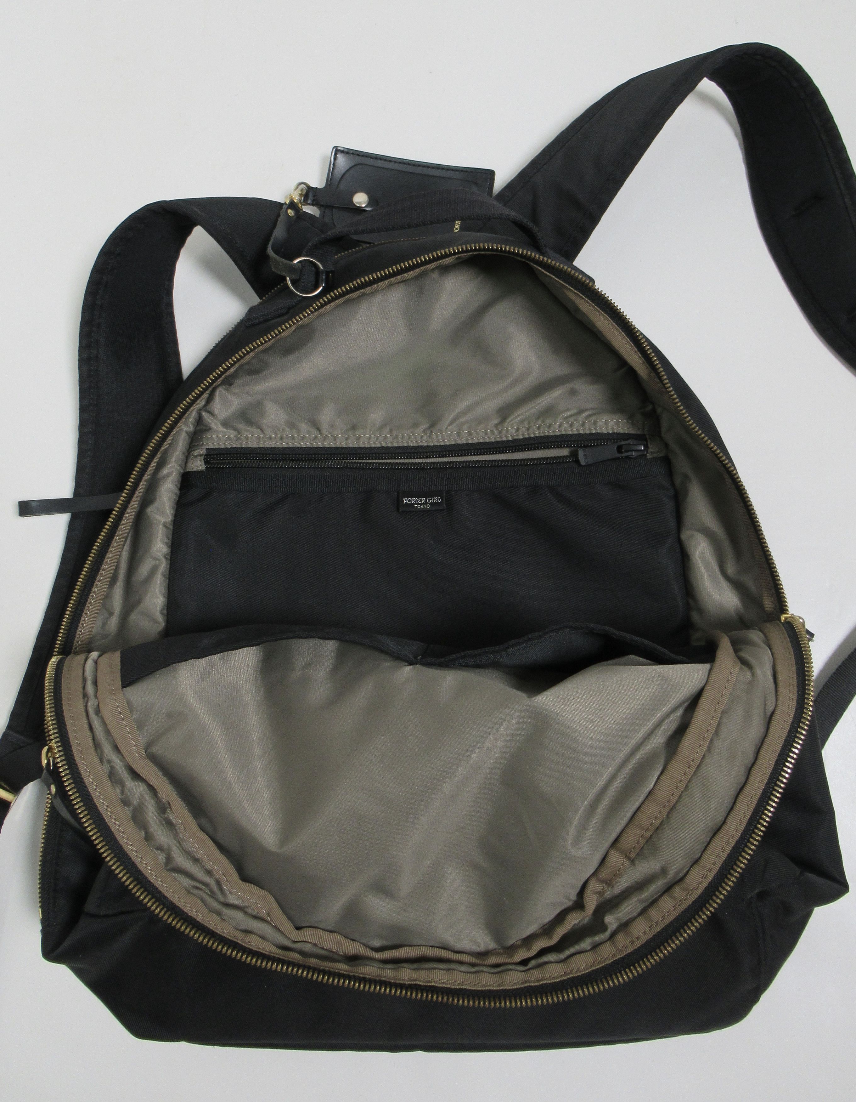 Porter Porter Yoshida & Co. Girl Shea Day Backpack Black Gold Size ONE SIZE - 10 Thumbnail
