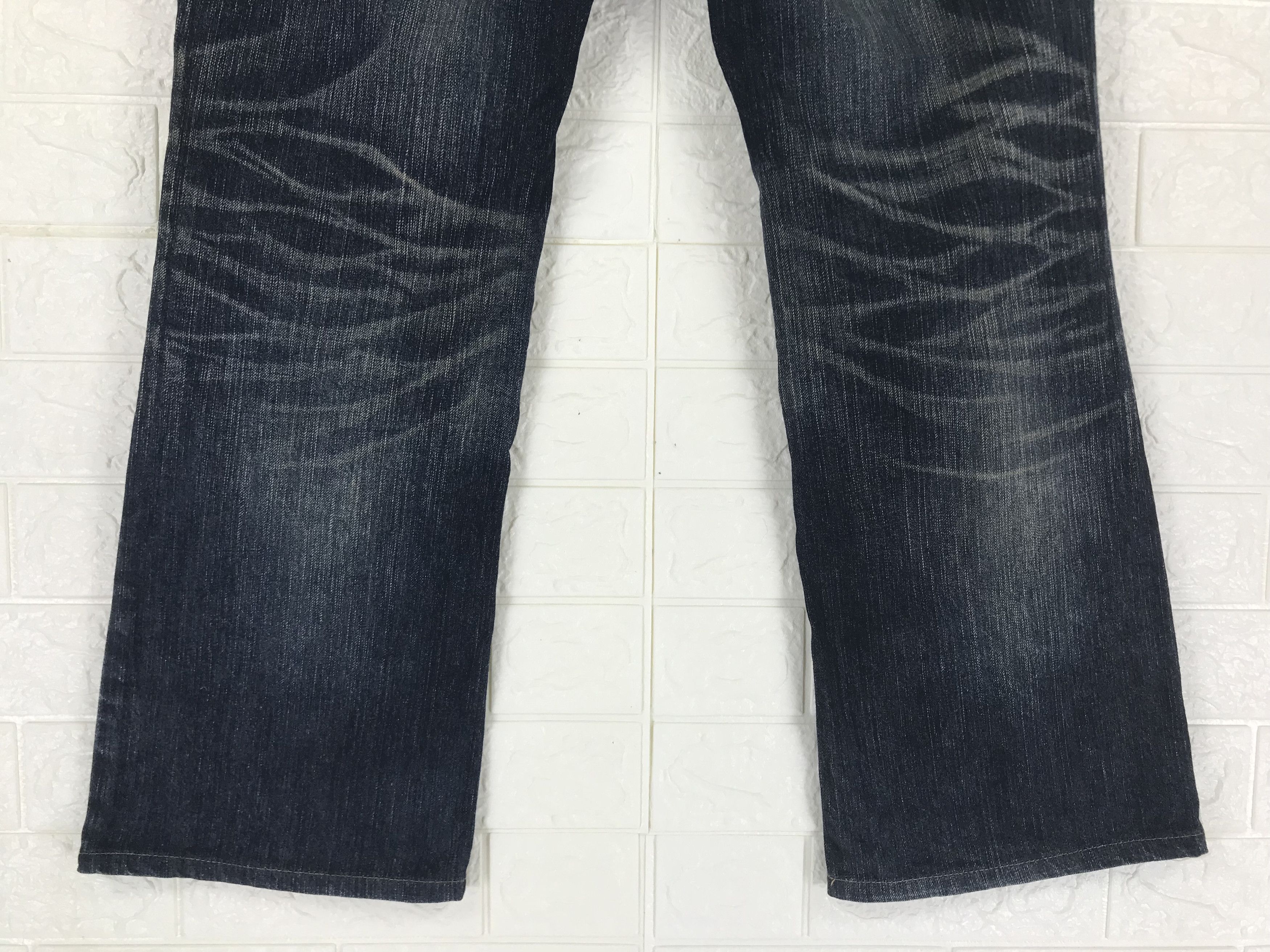 Edwin Vintage Edwin 441 XVS Mud Wash Flare Jeans Distressed Denim Size US 32 / EU 48 - 8 Thumbnail