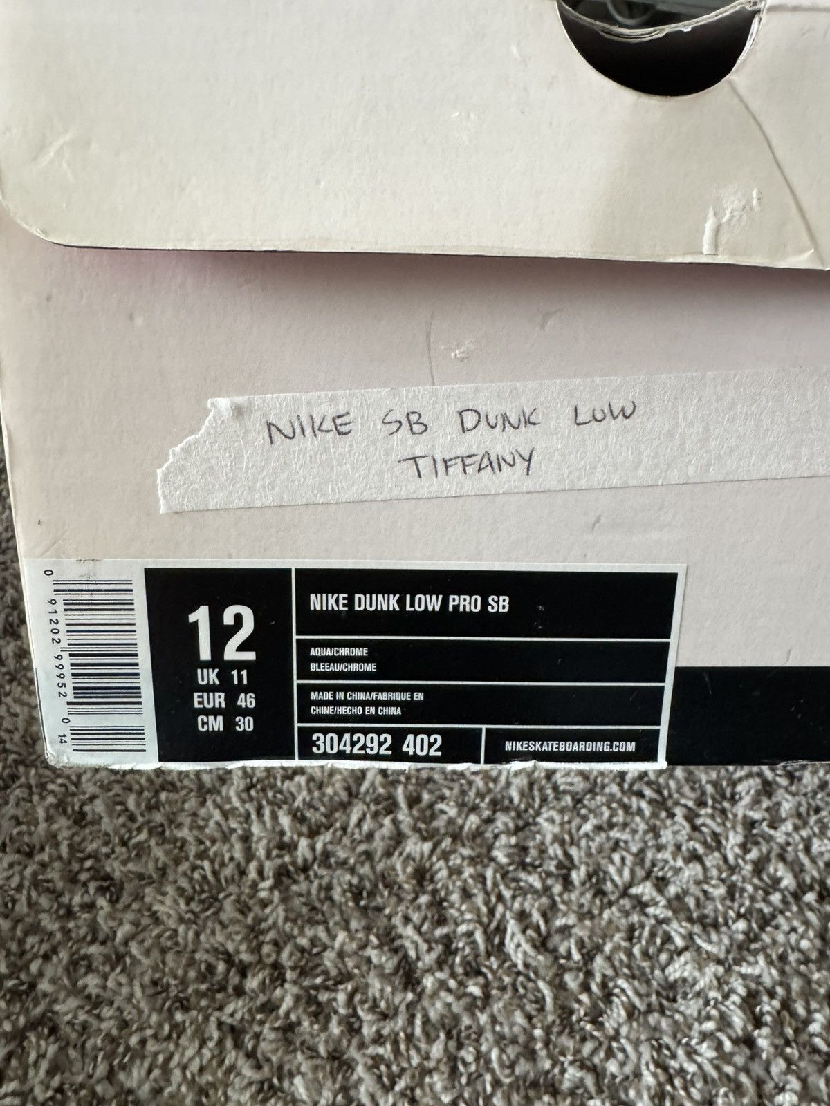 Nike SB Nike SB Dunk Low Pro x Diamond Supply Co. Tiffany Size 12 Size US 12 / EU 45 - 5 Thumbnail