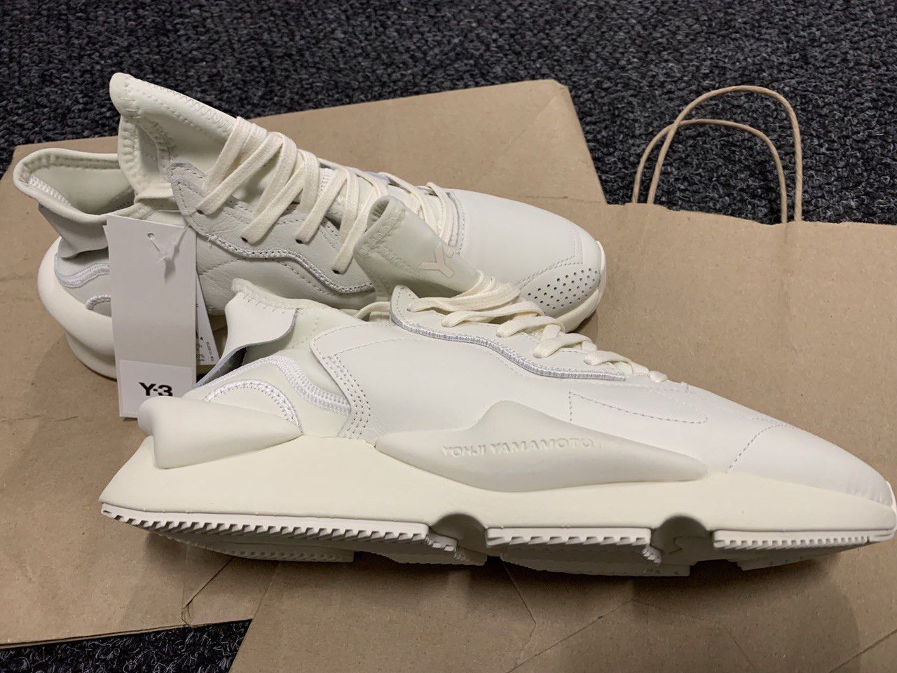 Adidas New Y 3 Kaiwa Off White by Yohji Yamamoto FZ6384 SIZE 10.5 Grailed