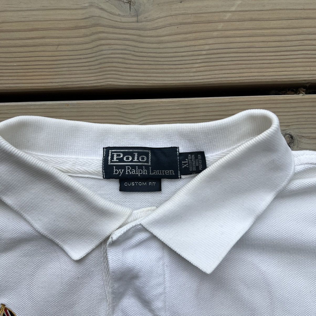 Polo Ralph Lauren Polo Ralph Lauren Rare T&F Vintage 00s Chief Keef GBR Polo Size US XL / EU 56 / 4 - 4 Thumbnail