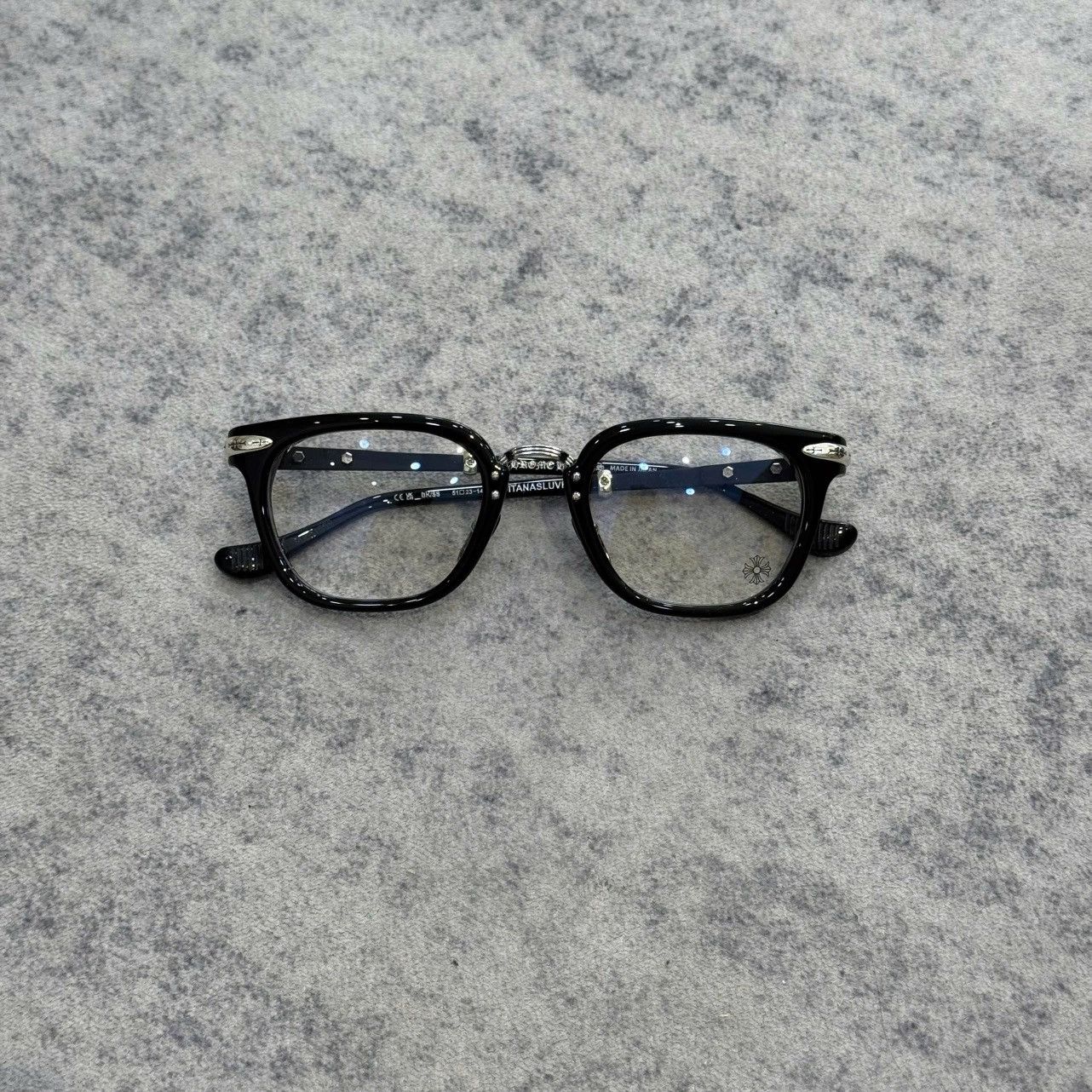 Chrome Hearts CHROME HEARTS TITANASLUVR BLACK/SHINY SILVER Size ONE SIZE - 6 Thumbnail