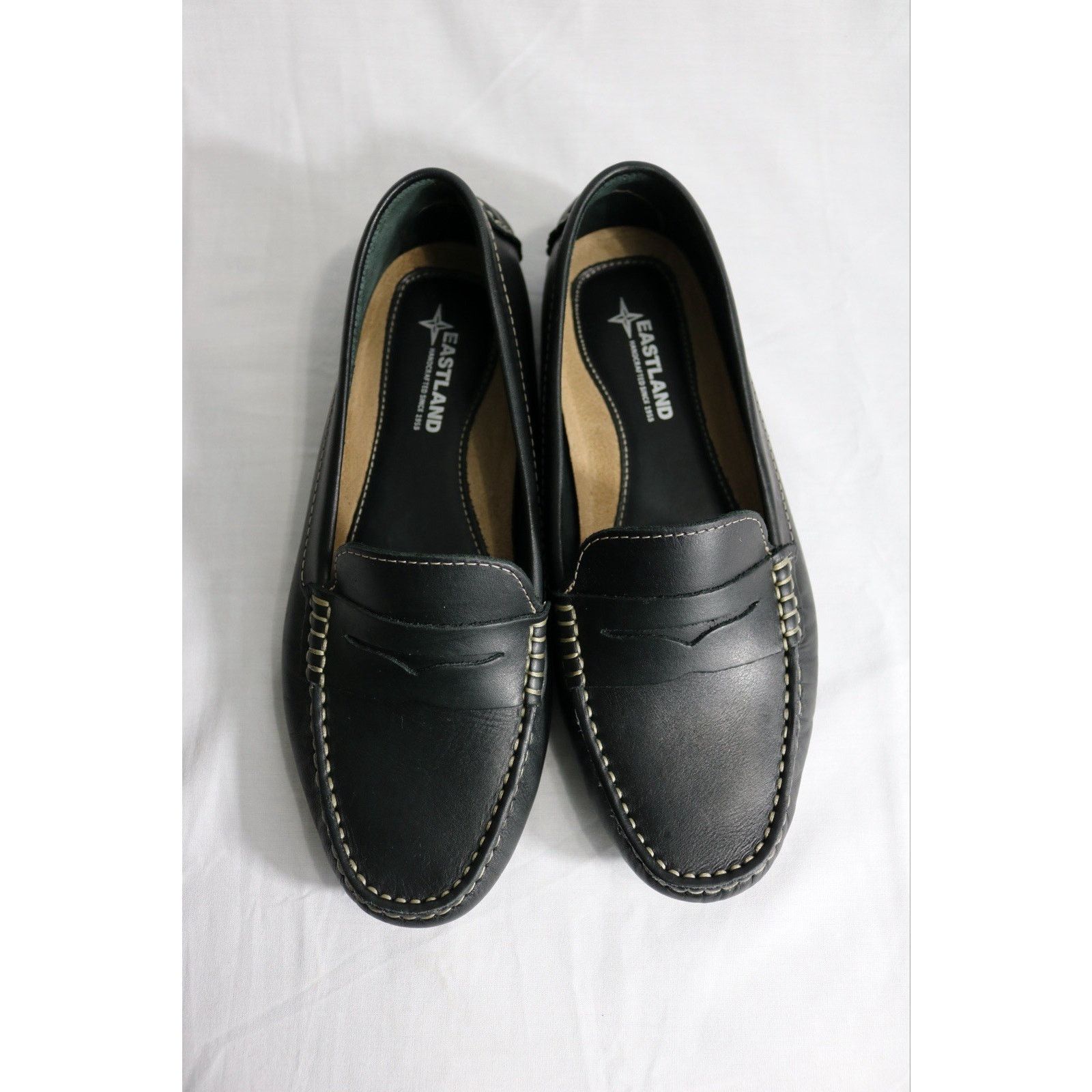 Eastland Eastland Women's Loafer Driving Mocs US 8.5M Black Leather Size US 8.5 / IT 38.5 - 1 Thumbnail