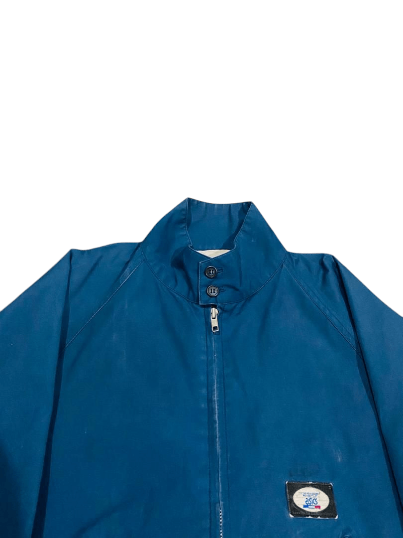Asics × Vintage Vintage Asics Blue Washed Motorsport Lightweight Jacket Size US M / EU 48-50 / 2 - 5 Thumbnail