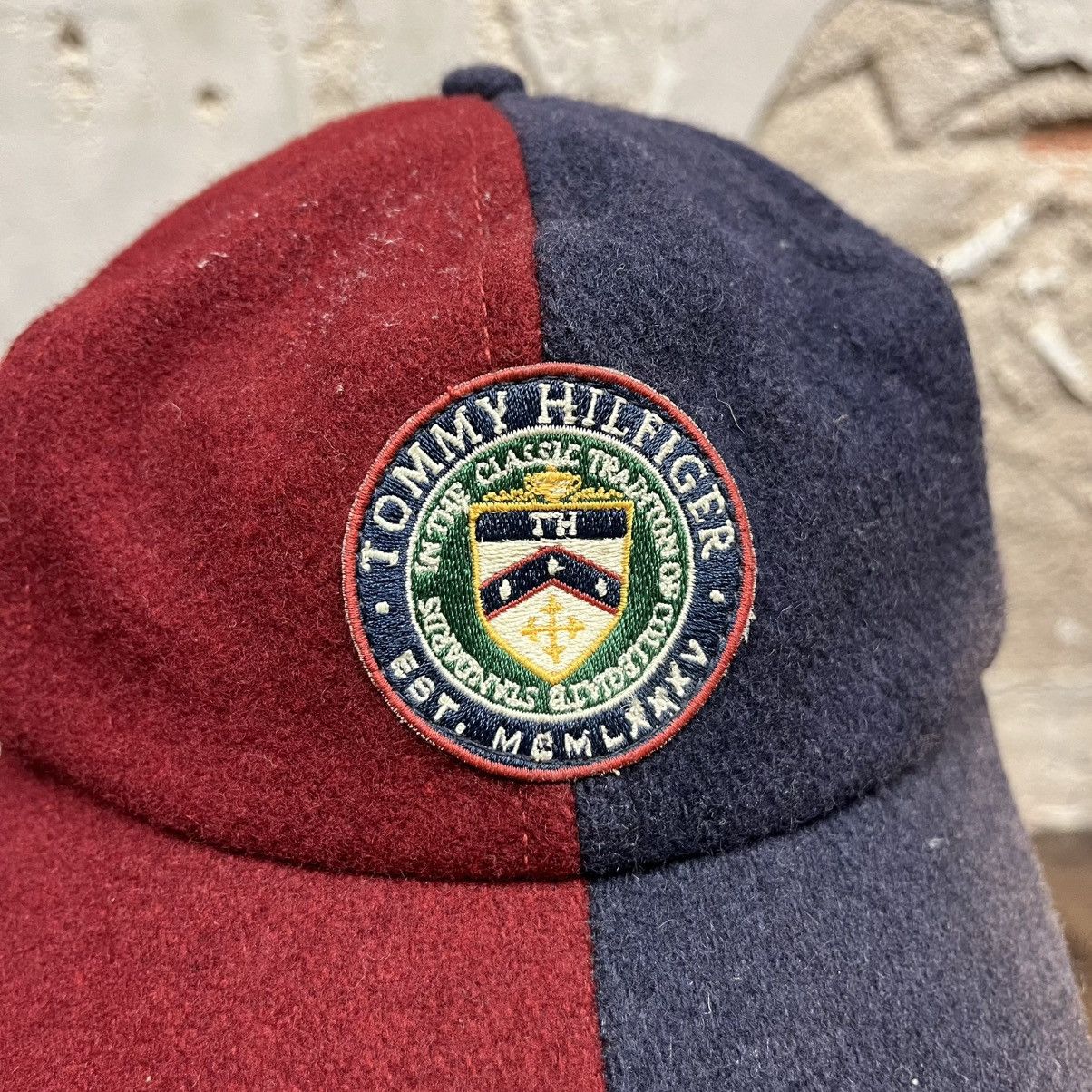 Tommy Hilfiger Tommy Hilfiger Vintage Wool Blend USA Made Two Tone Hat OS Size ONE SIZE - 2 Thumbnail