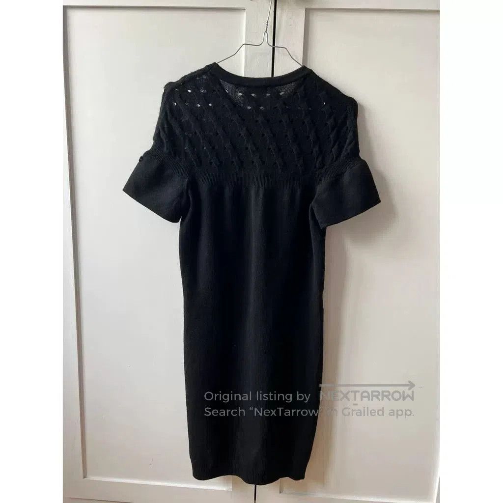 Chanel Chanel Black Baby Doll Cashmere Dress. Size XS / US 0-2 / IT 36-38 - 3 Thumbnail
