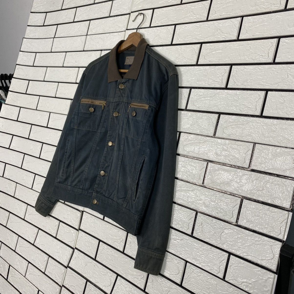 Issey Miyake 🔥CROPPED HUNTING JACKET BUTTON BLOSSOM DUCK CANVAS Size US M / EU 48-50 / 2 - 2 Thumbnail