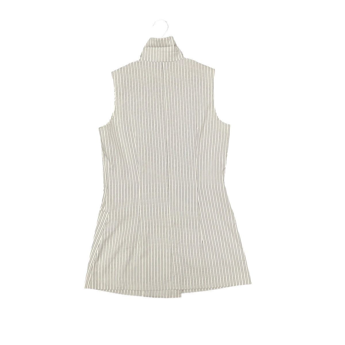 Anne Klein Vintage Anne Klein II Pinstripe Double Breasted Vest Dress Size S / US 4 / IT 40 - 8 Thumbnail