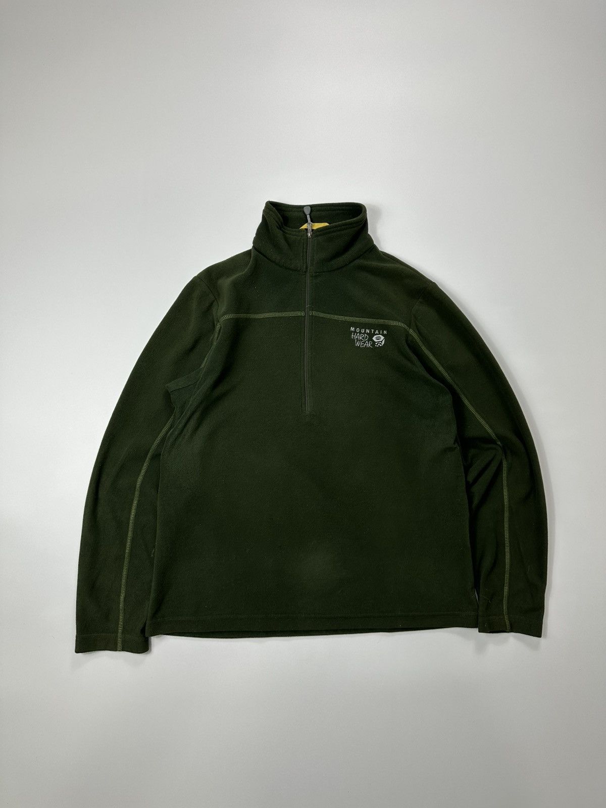 Mountain Hardwear Mountain Hardwear Fleece 1/4 Zip Logo Green Size US S / EU 44-46 / 1 - 1 Thumbnail