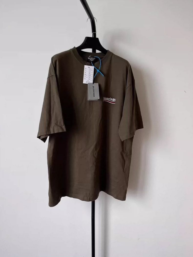 Balenciaga Balenciaga Logo monogram print crew neck short sleeve Size US XL / EU 56 / 4 - 1 Thumbnail