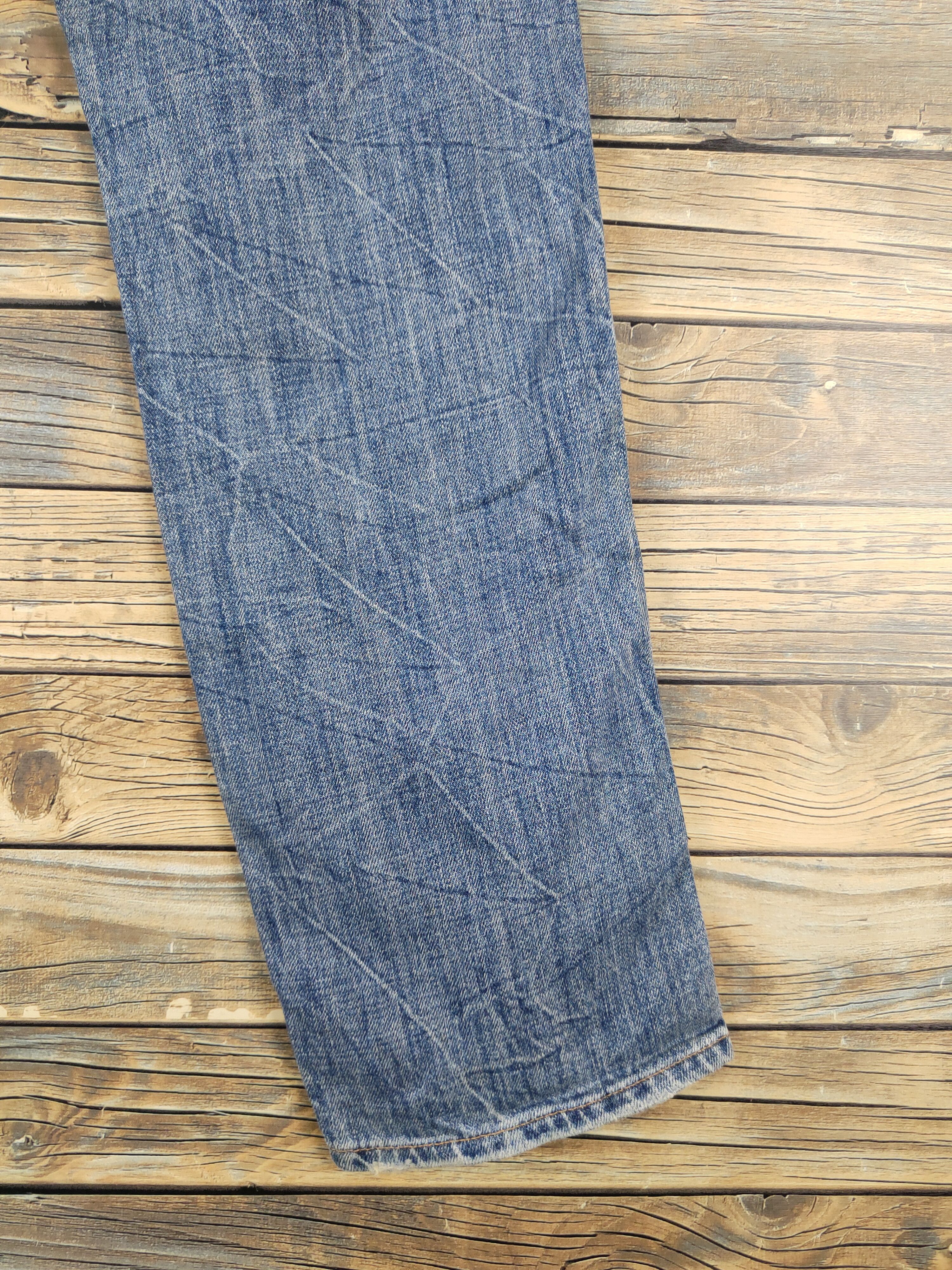Japanese Brand D.i.a Blue Distressed Ripped denim Jeans #W1483 Size US 30 / EU 46 - 12 Thumbnail