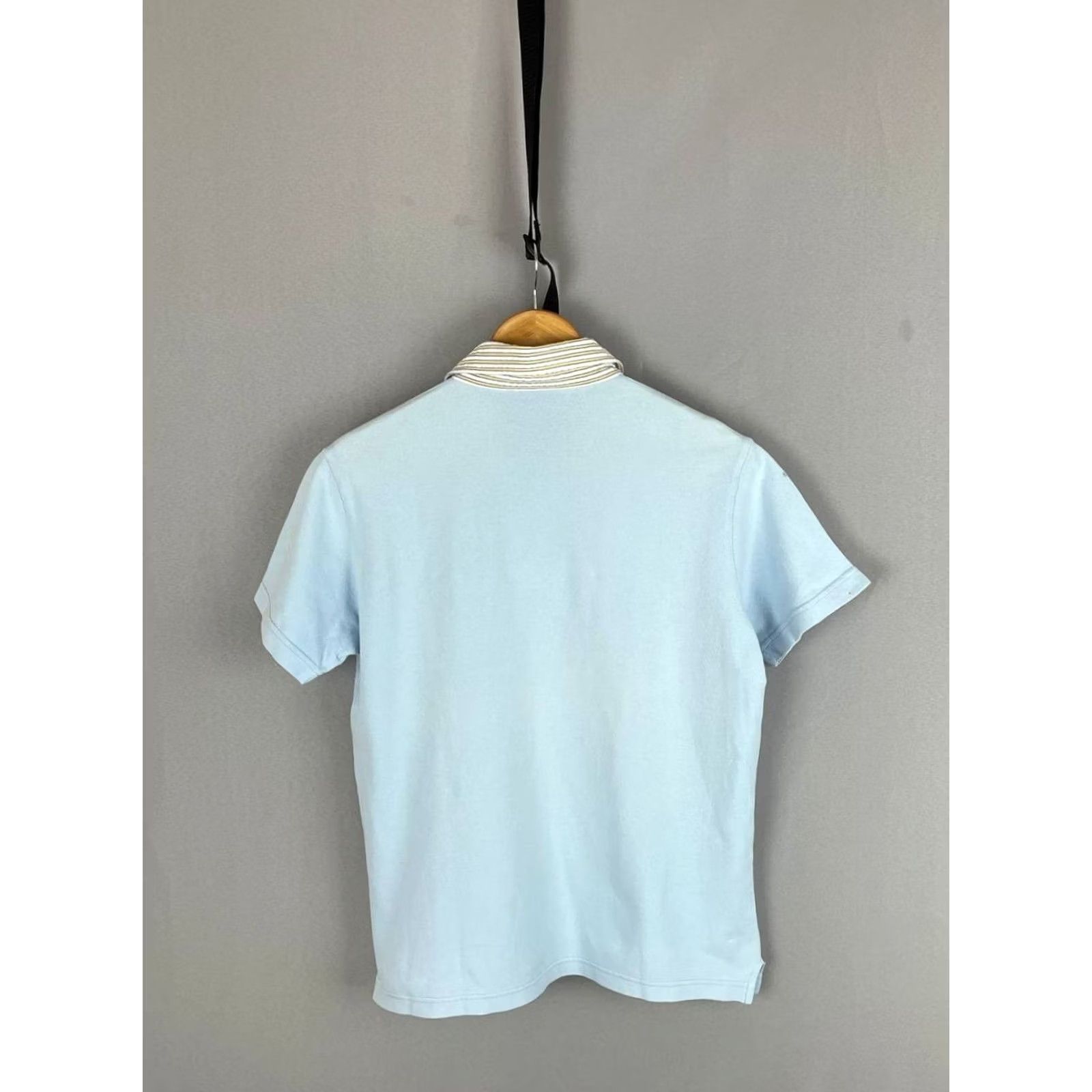 Etro Etro Milano Polo Shirt Mens Size M Blue Cotton Short Sleeve Slim Fit Size US M / EU 48-50 / 2 - 2 Thumbnail