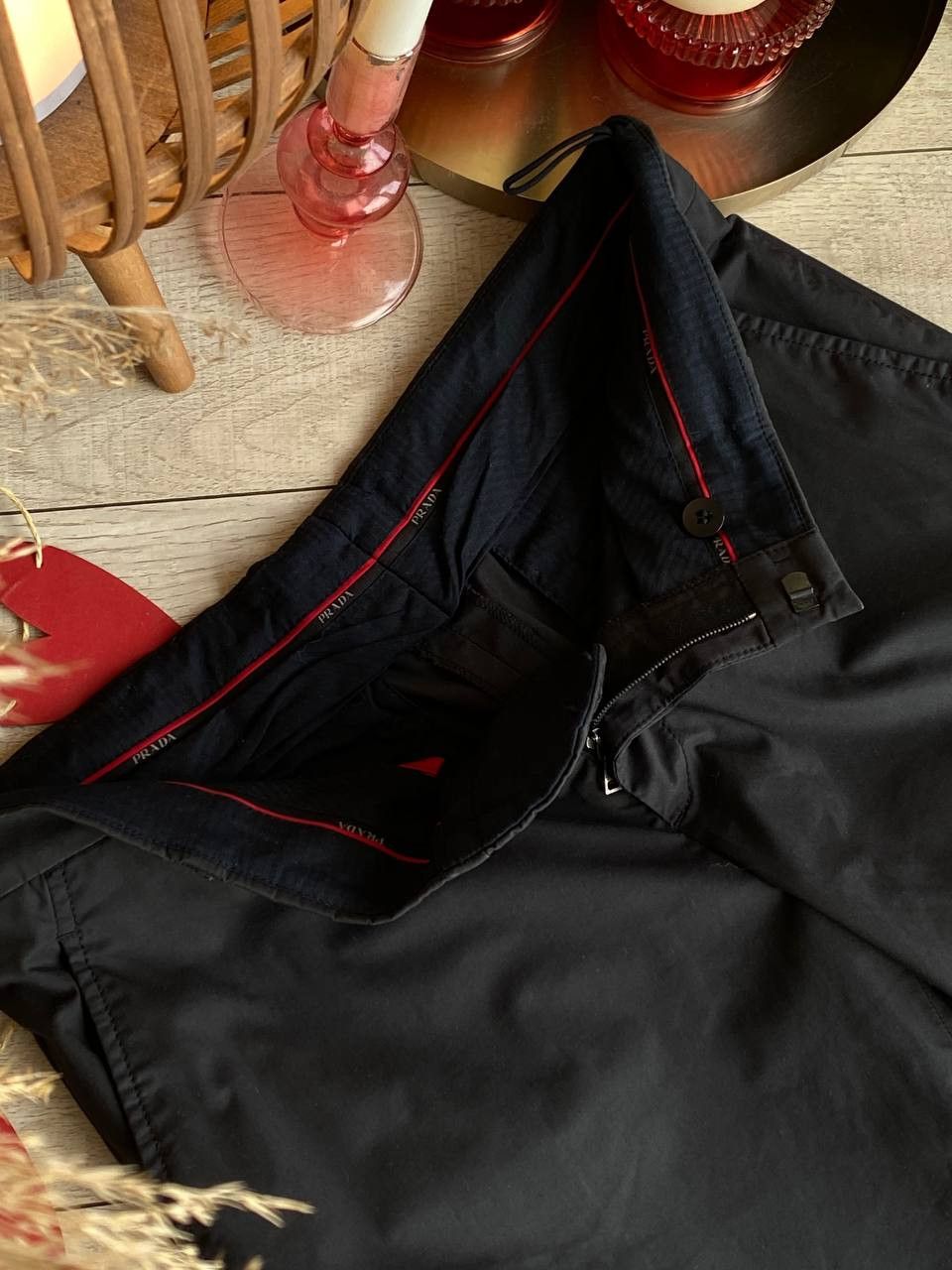 Prada Prada Black Low Rise Pants Size 42" / US 20 - 4 Thumbnail