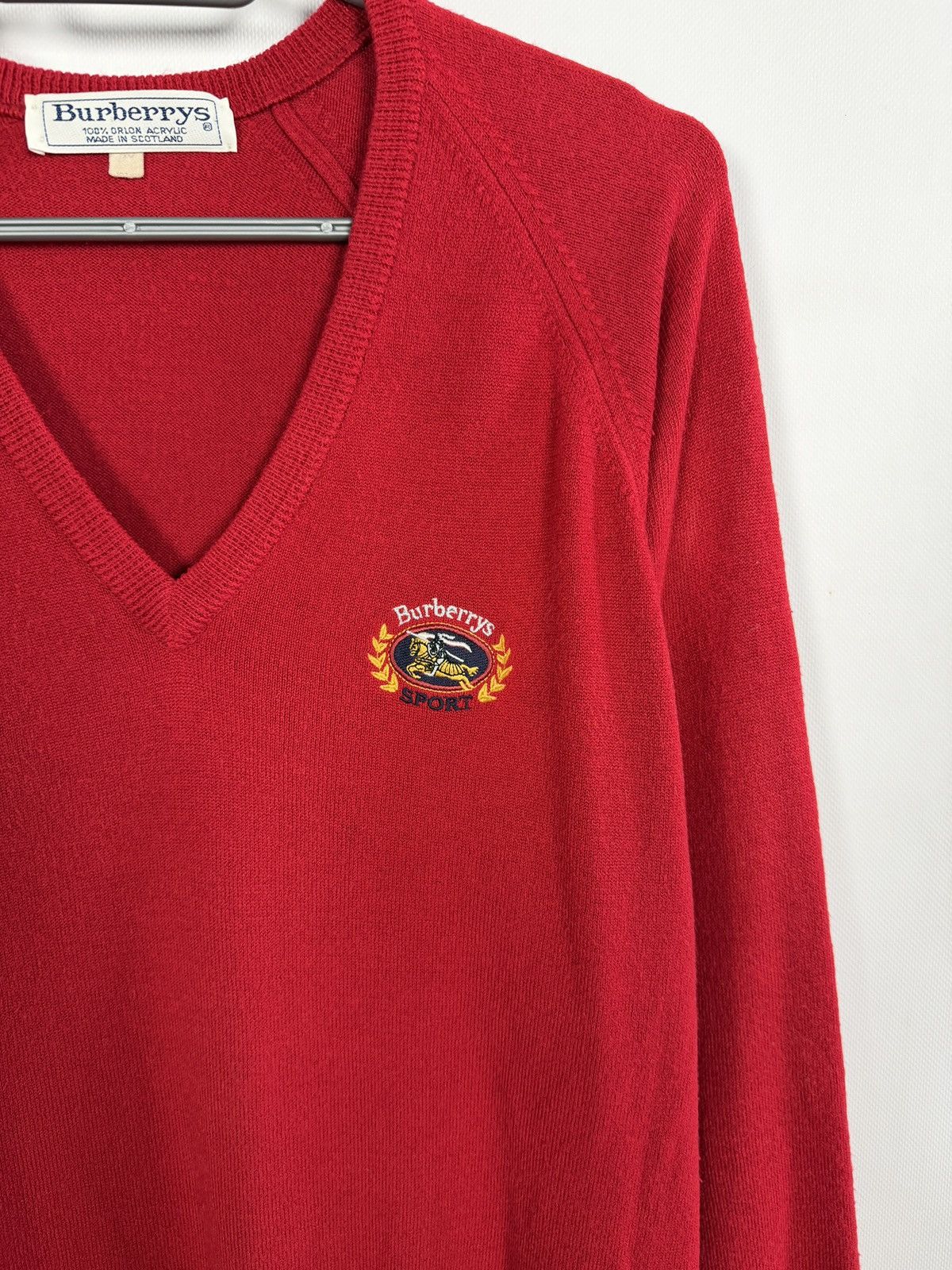 Burberry Burberry Golf Vintage V-Neck Sweater Y2K Pullover Size 40 Size US L / EU 52-54 / 3 - 6 Thumbnail