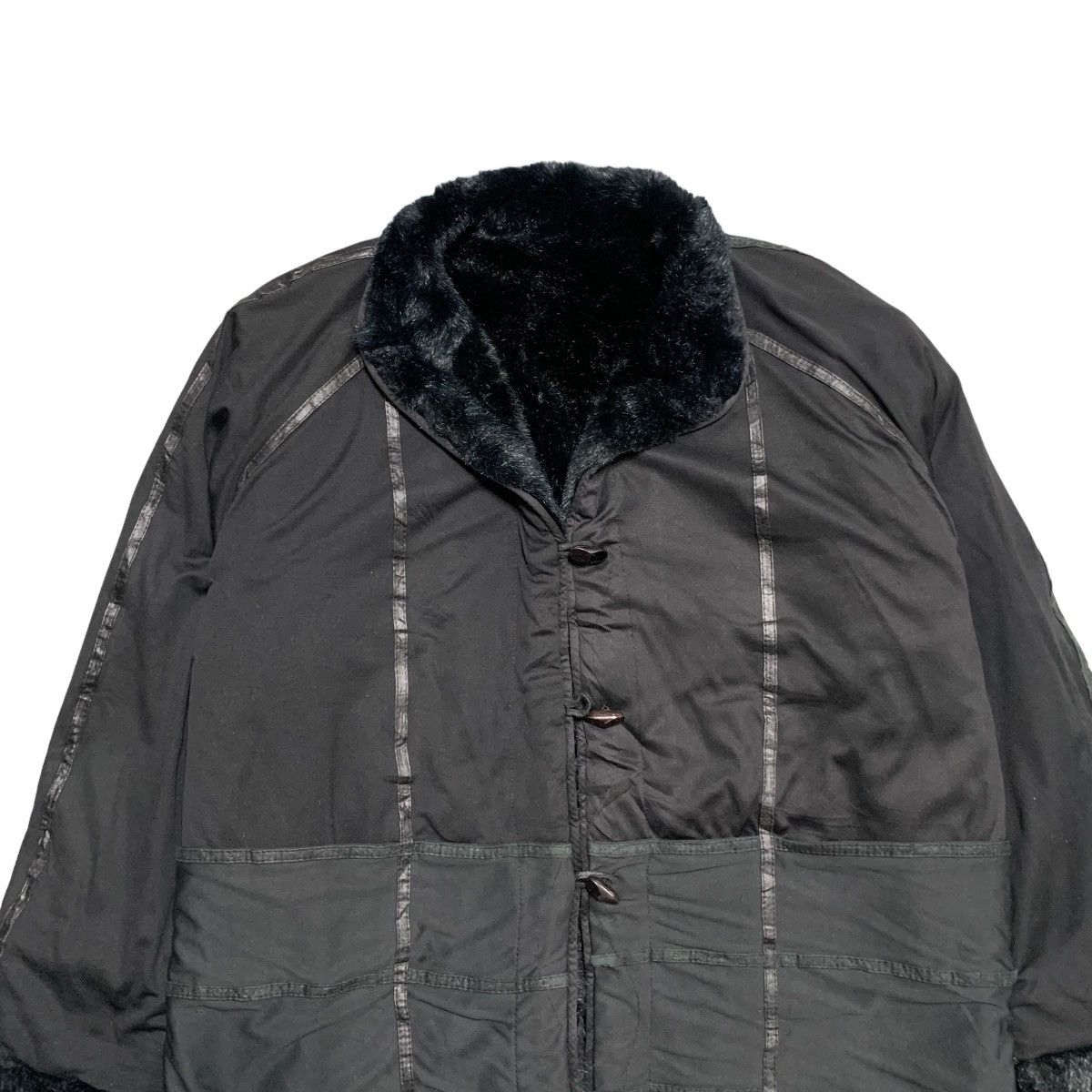 Japanese Brand Accellando Faux Fur Jacket Size L / US 10 / IT 46 - 4 Thumbnail
