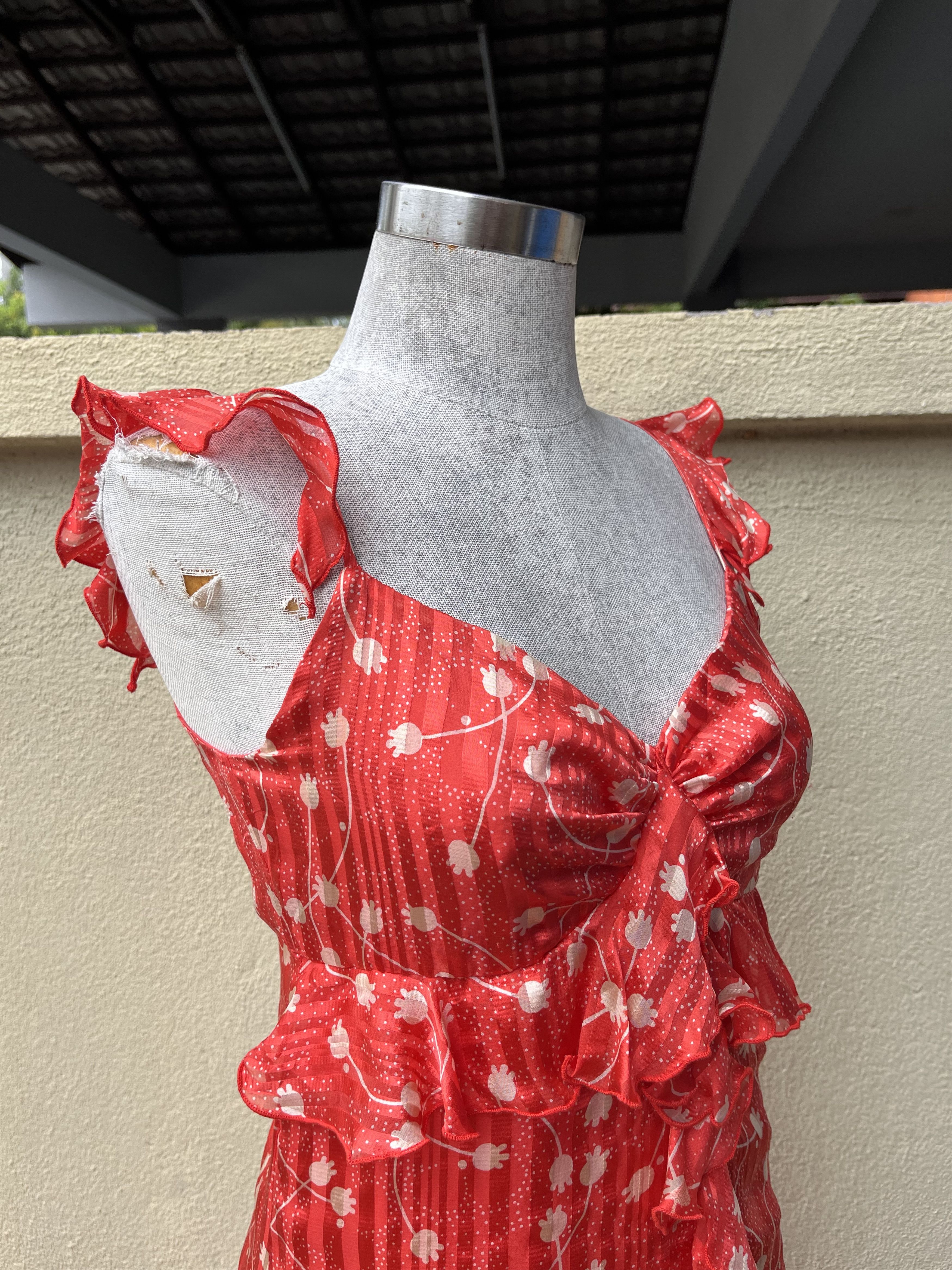 Vintage 90s red dress