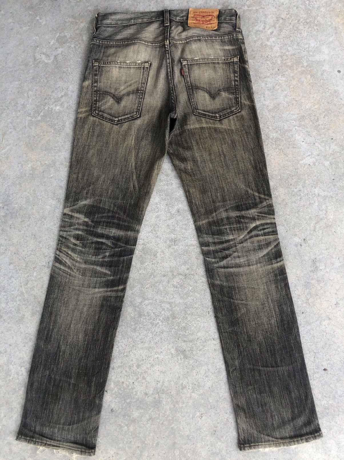Levi's Y2k Levi’s 505 Mud Wash Distressed Jean Size US 30 / EU 46 - 2 Thumbnail