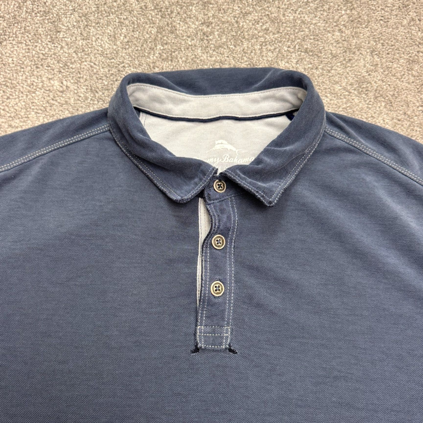 Tommy Bahama VINTAGE? No — Tommy Bahama Polo Shirt Mens XL Blue Short Sleeve Casually Preppy Shirt Mens XL Blue Polo Size US XL / EU 56 / 4 - 3 Thumbnail