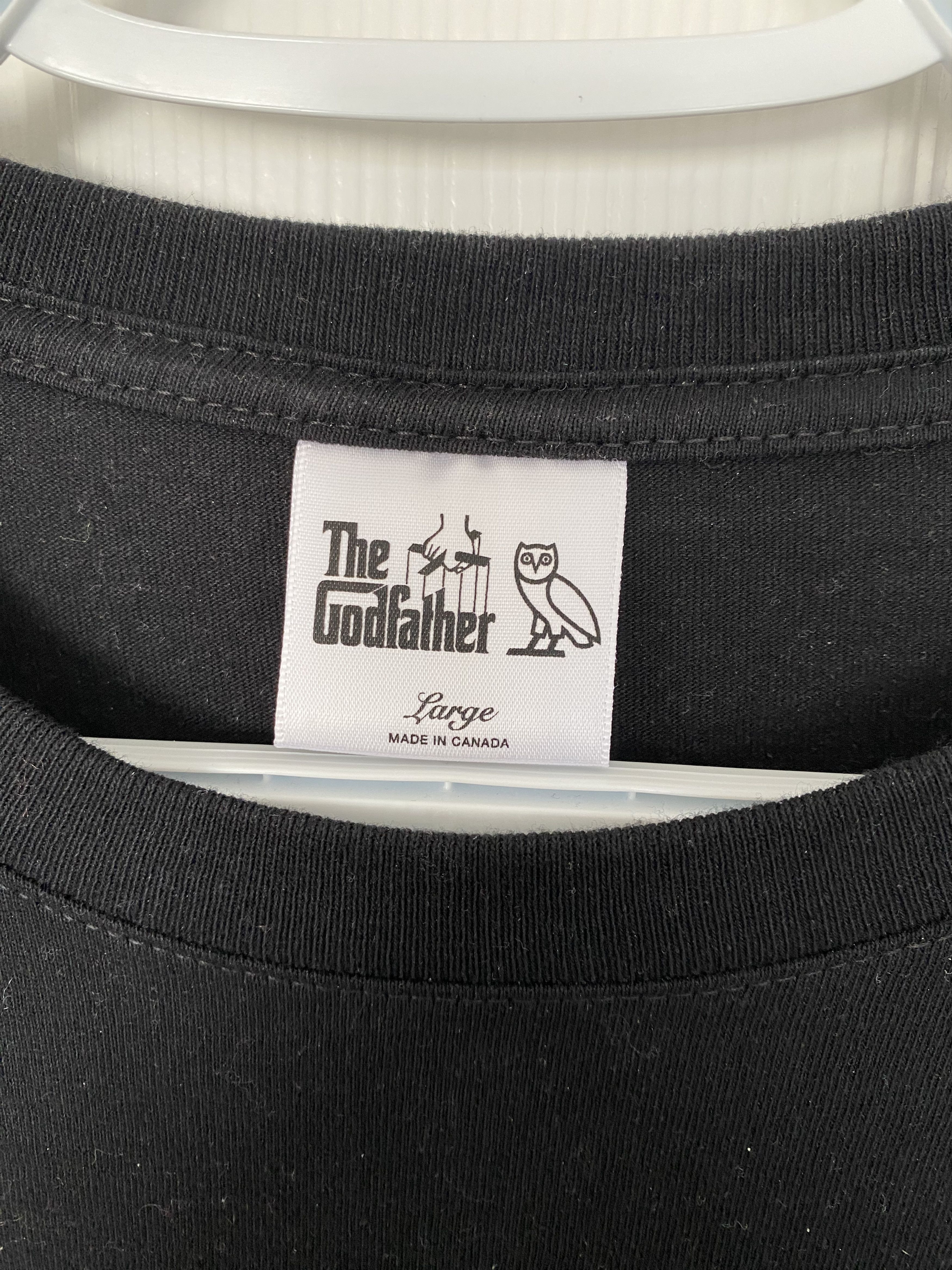 October's Very Own OVO x The Godfather Poster L/S T-Shirt - Black - SS23 Size US L / EU 52-54 / 3 - 3 Thumbnail