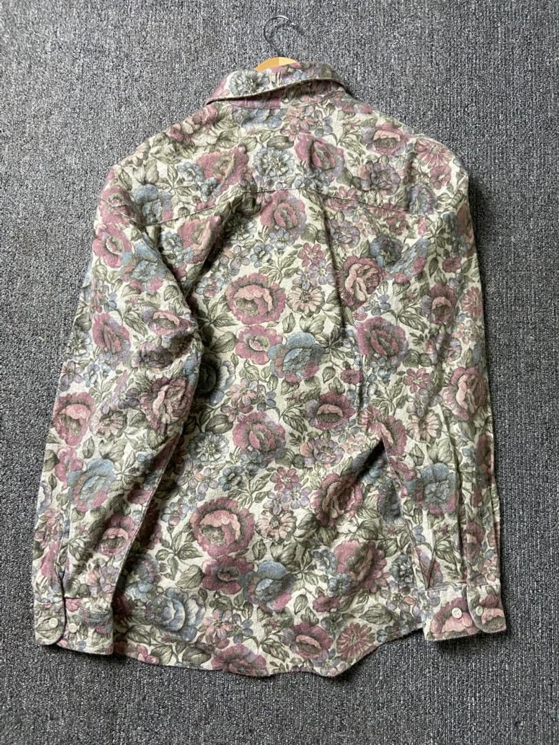 Japanese Brand Woolrich Rugged Outdoorwear Floral Shirt (196) Size M / US 6-8 / IT 42-44 - 2 Thumbnail