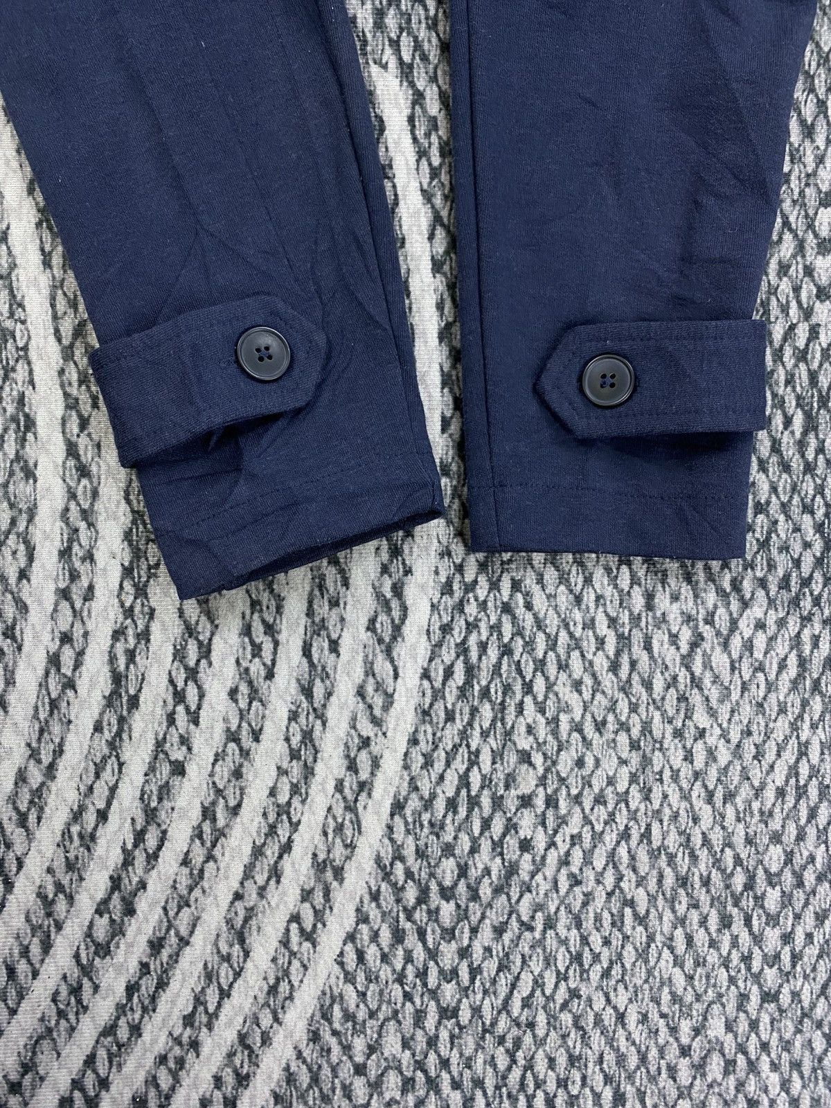 semanticdesign Vtg Semantic Design Navy Blue Hooded Peacoat Jacket Size US S / EU 44-46 / 1 - 7 Thumbnail