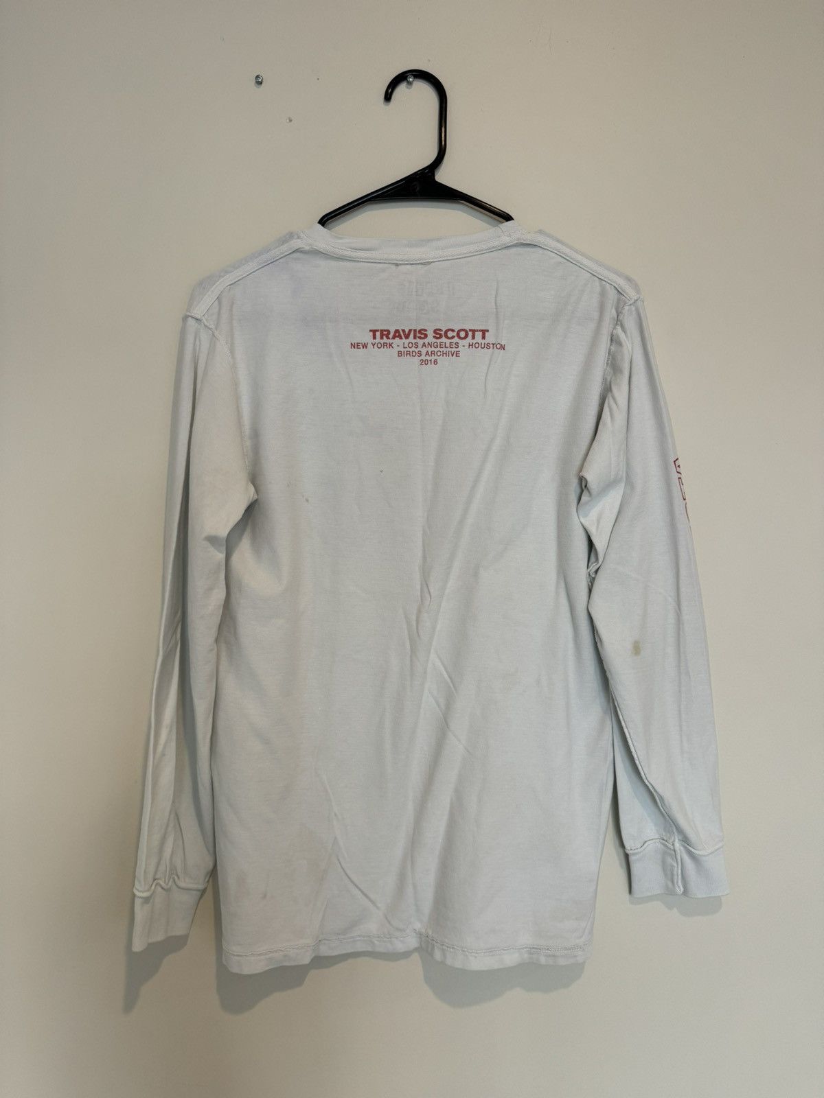Travis Scott Travis Scott Hood Toyota Birds In the Trap White LS Tee Size US S / EU 44-46 / 1 - 2 Thumbnail