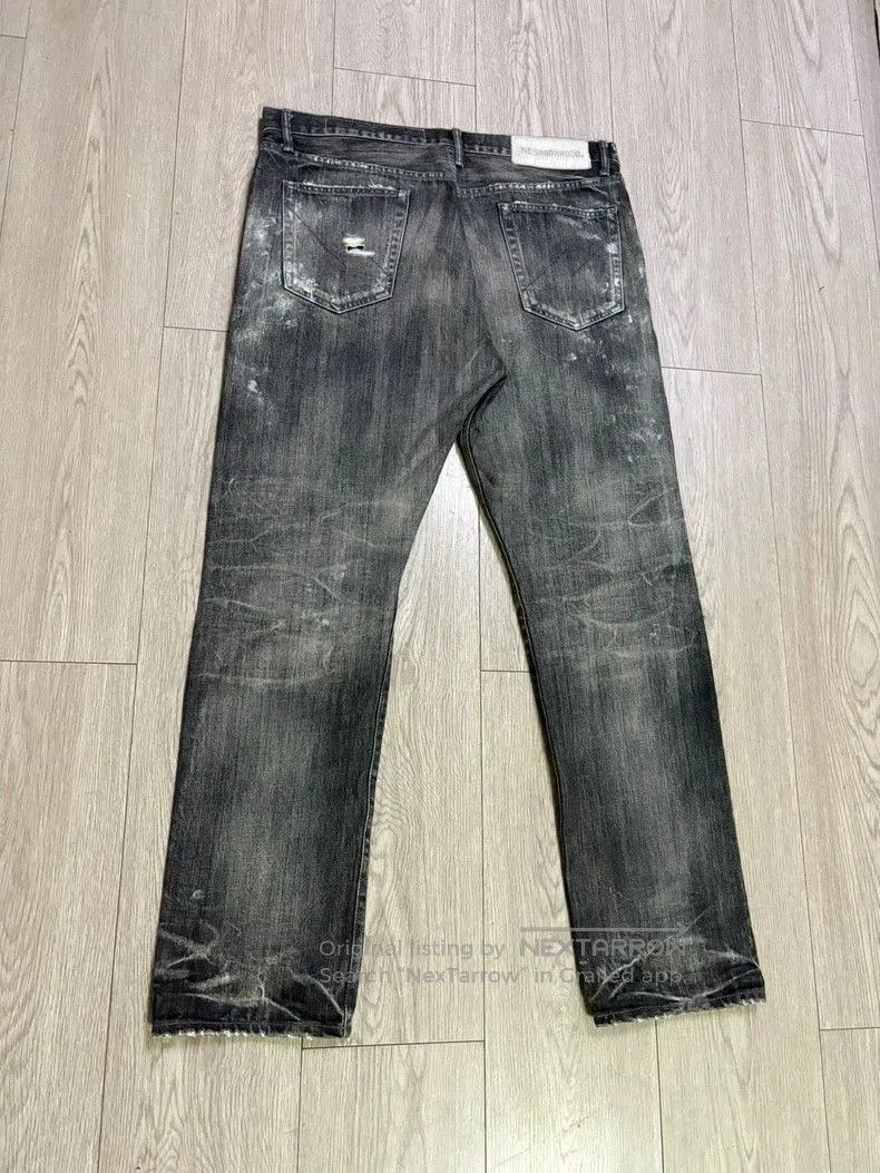 Neighborhood Neighborhood 21AW Distressed Denim Jeans. Size US 32 / EU 48 - 2 Thumbnail