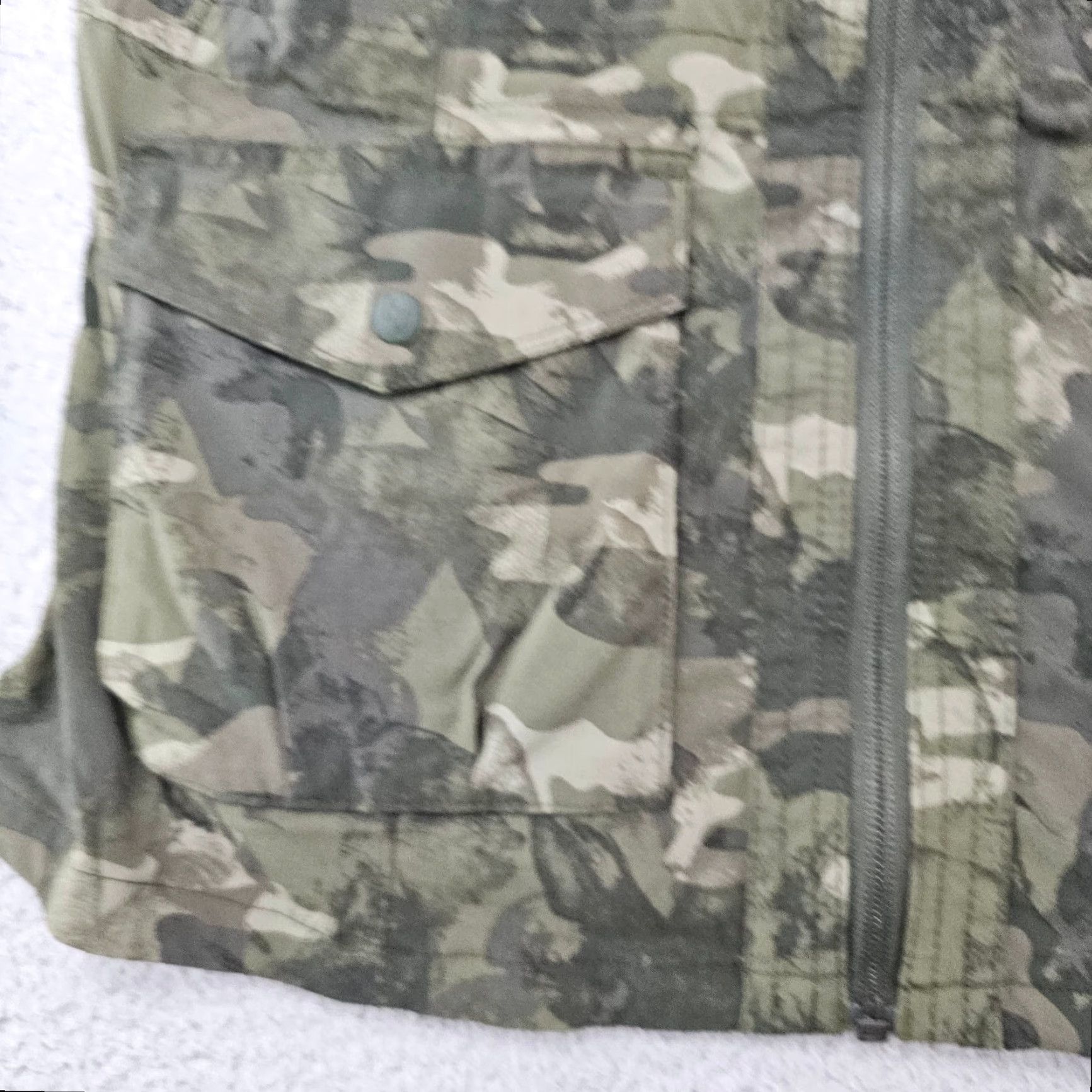 Eddie Bauer Eddie Bauer Travex Jacket Womens Small Green Camo Full Zip Hooded Outdoor Size S / US 4 / IT 40 - 4 Thumbnail
