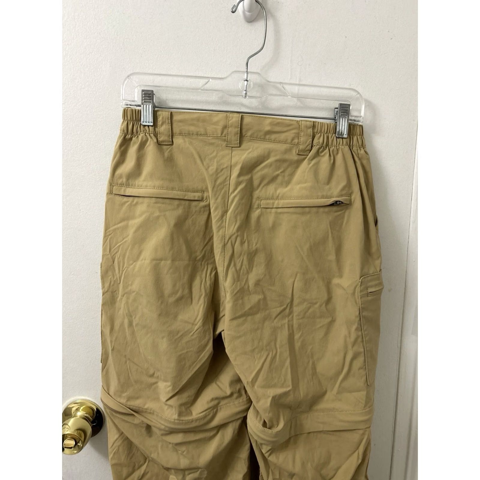 Vintage VINTAGE? No — LL Bean Cresta Hiking Pants Mens XS Tan Convertible Cargo Zip Off Shorts? Size US 27 - 7 Thumbnail