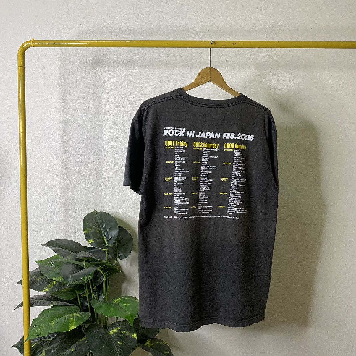 Band Tees × Vintage Vintage 2008 Rock In Japan Fes Rock T Shirt Band Size US L / EU 52-54 / 3 - 6 Thumbnail