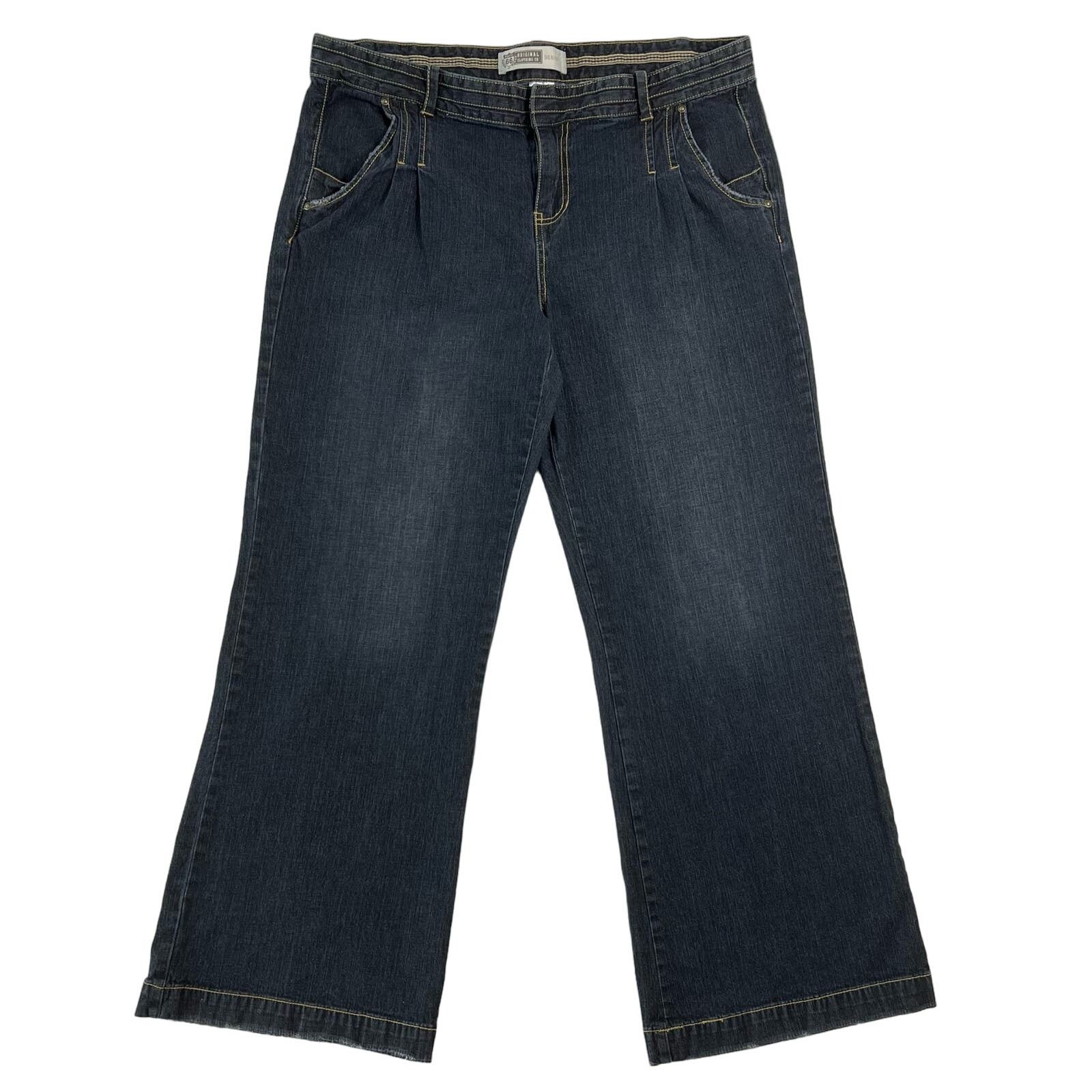 Route 66 VTG Route 66 Jeans Juniors 14/15 Wide Leg Y2K Skater Size 36" / US 14 / IT 50 - 3 Thumbnail