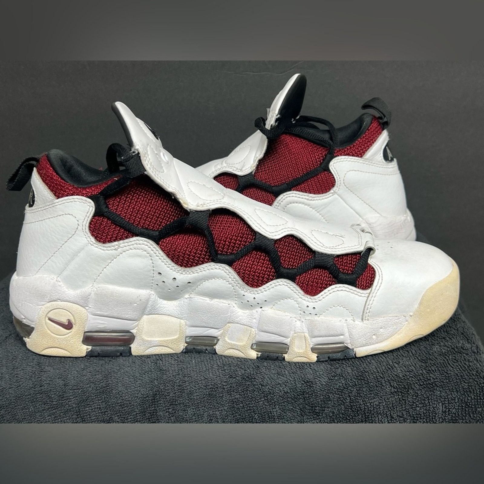 Nike Nike AIR MONEY White And Red Sneakers Mens AJ2998-100 Size US 11.5 / EU 44-45 - 4 Thumbnail