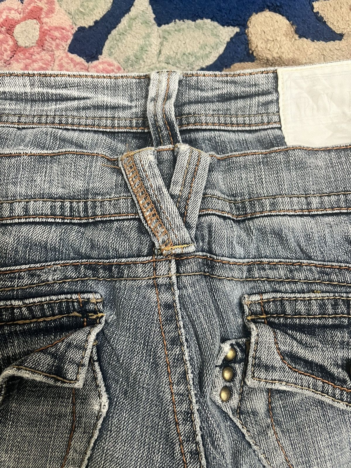 Japanese Brand × Vintage Vintage Spicy Denim Double Waist By Theoria Size US 30 / EU 46 - 10 Thumbnail