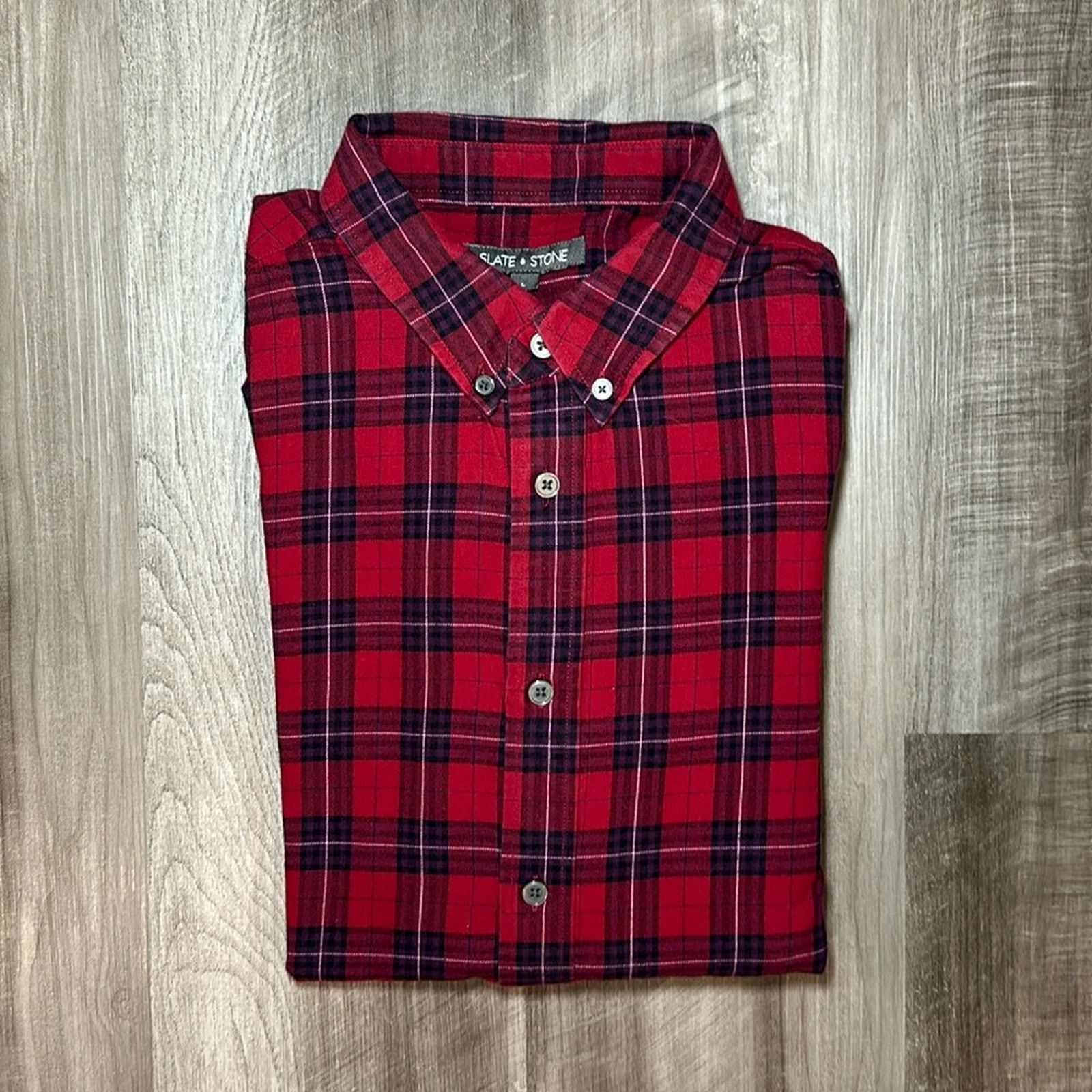 Slate & Stone Slate & Stone Flannel Long Sleeve Button Down - Large Size US L / EU 52-54 / 3 - 1 Thumbnail