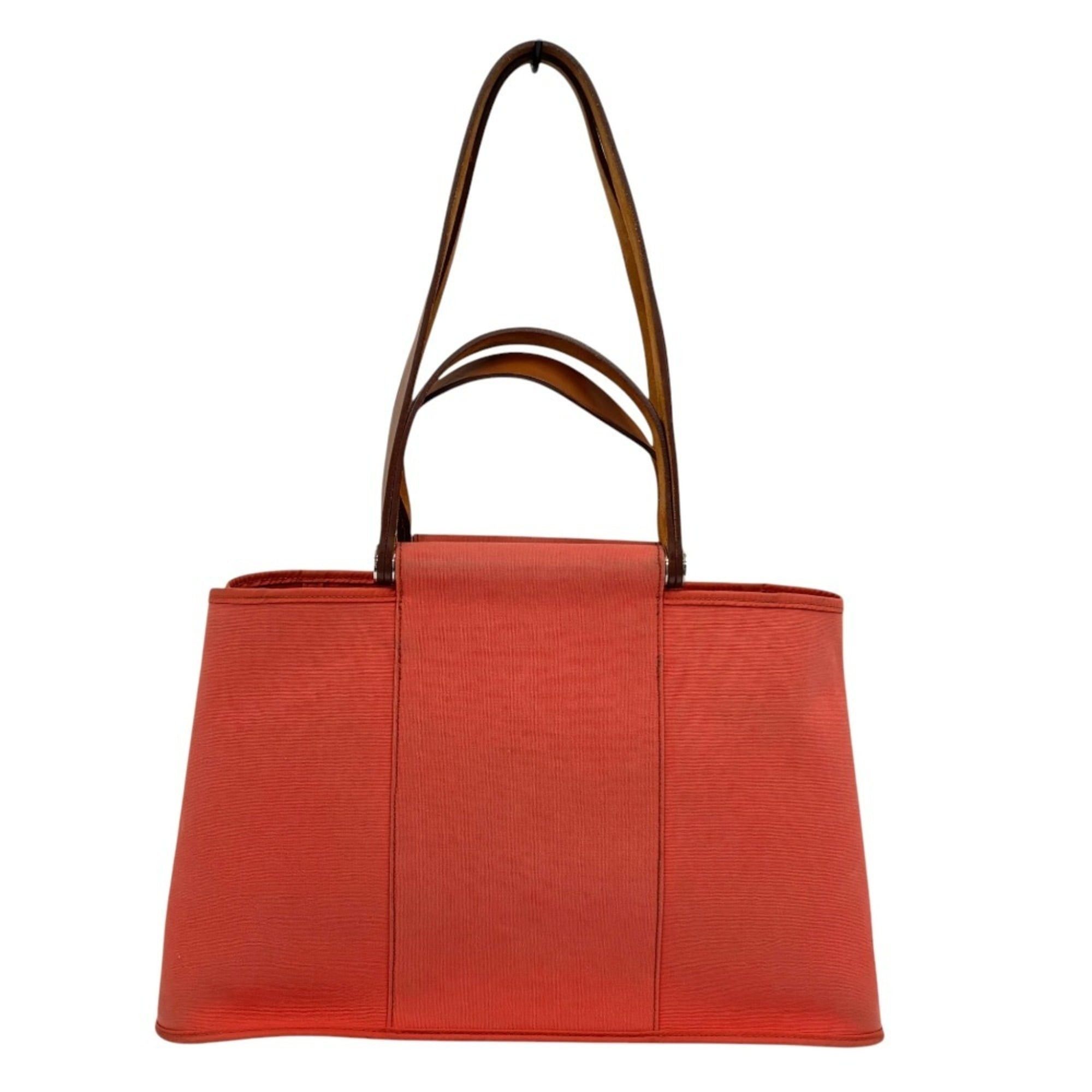 Hermes HERMES Cabas Elan 2-way handbag, pink, □N stamp, women's. Size ONE SIZE - 1 Thumbnail