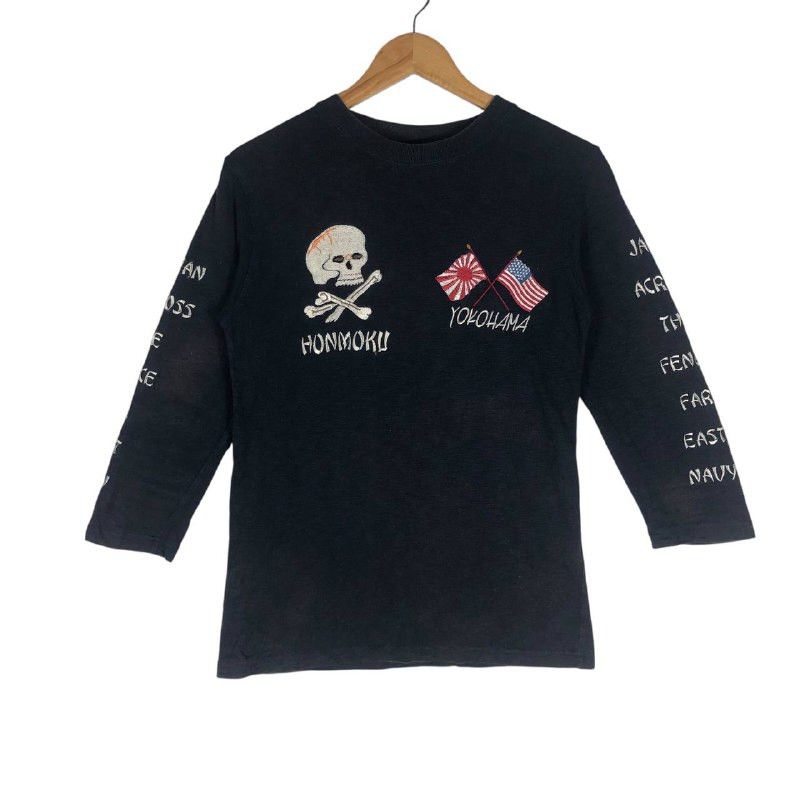 Japanese Brand Vintage Honmoku F,E,N Yokohama Men T-Shirt Size US S / EU 44-46 / 1 - 1 Thumbnail